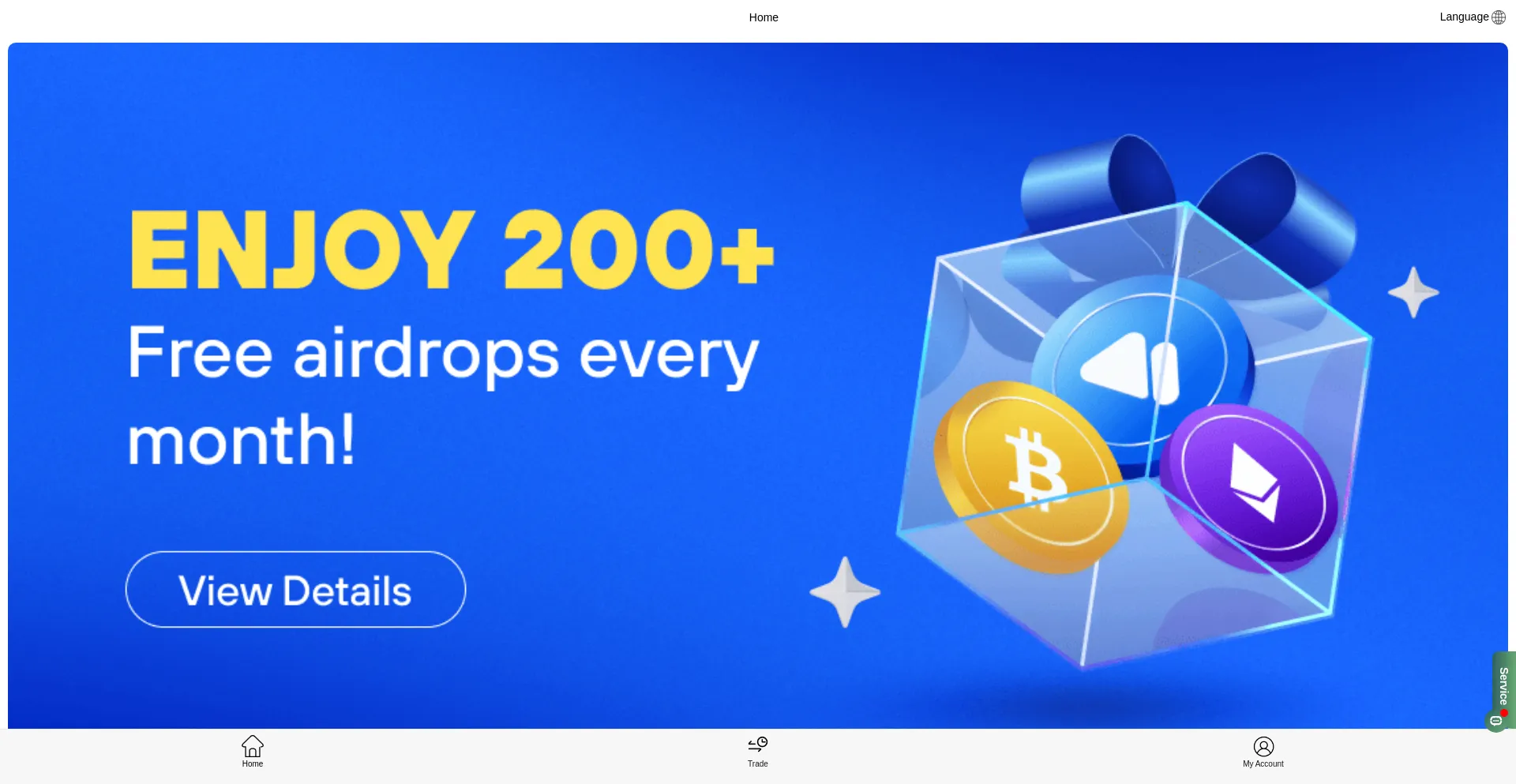 Website screenshot of Coinjyb.com