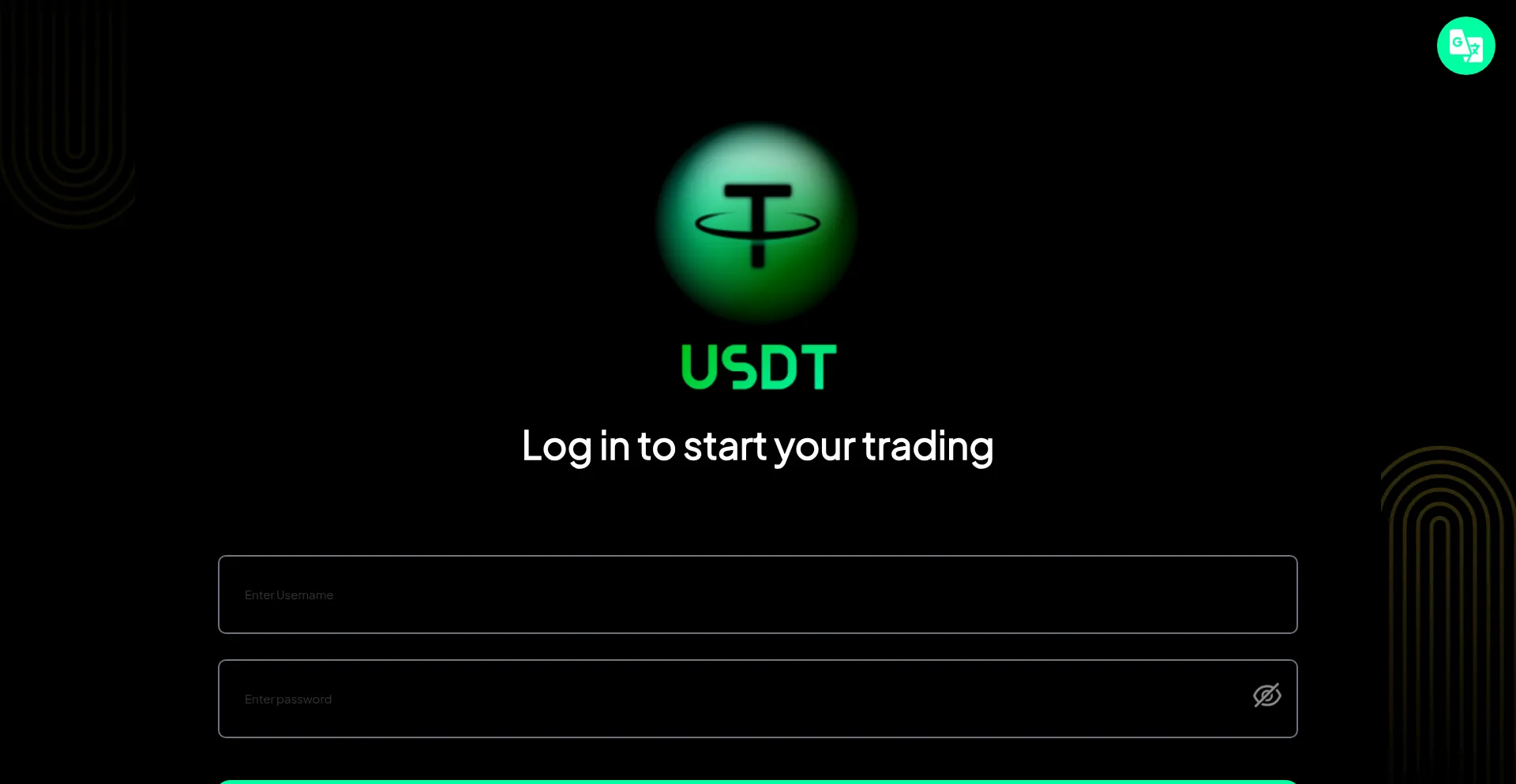 Website screenshot of Coinmm.top