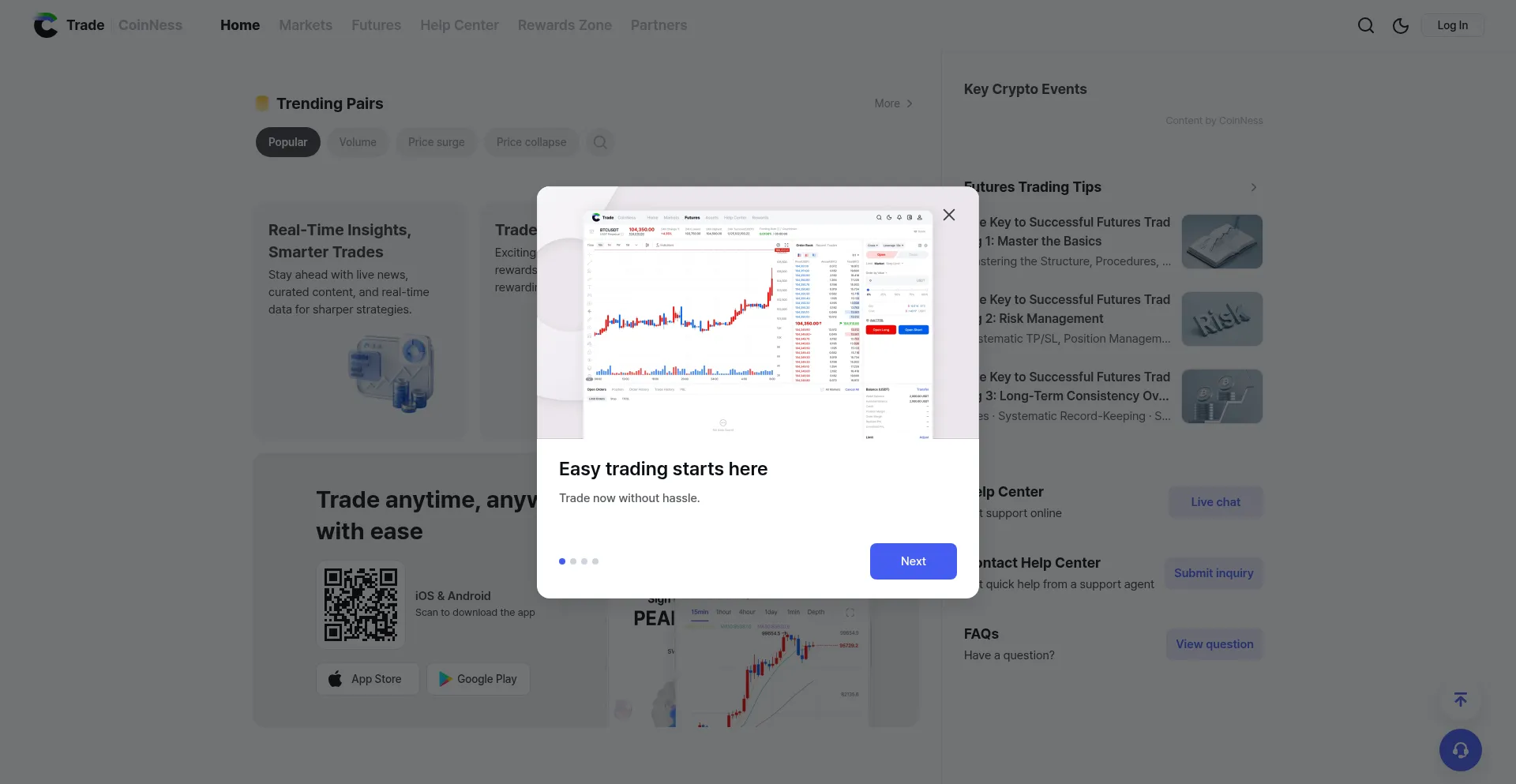 Coinness.com Screenshot