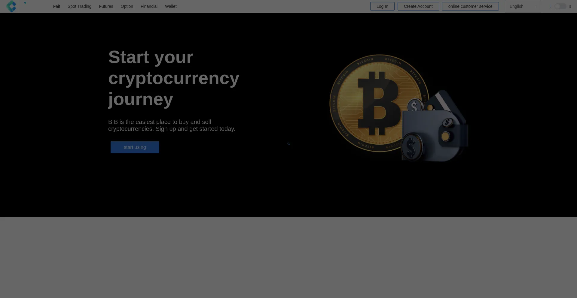 Website screenshot of Coinwowss.com