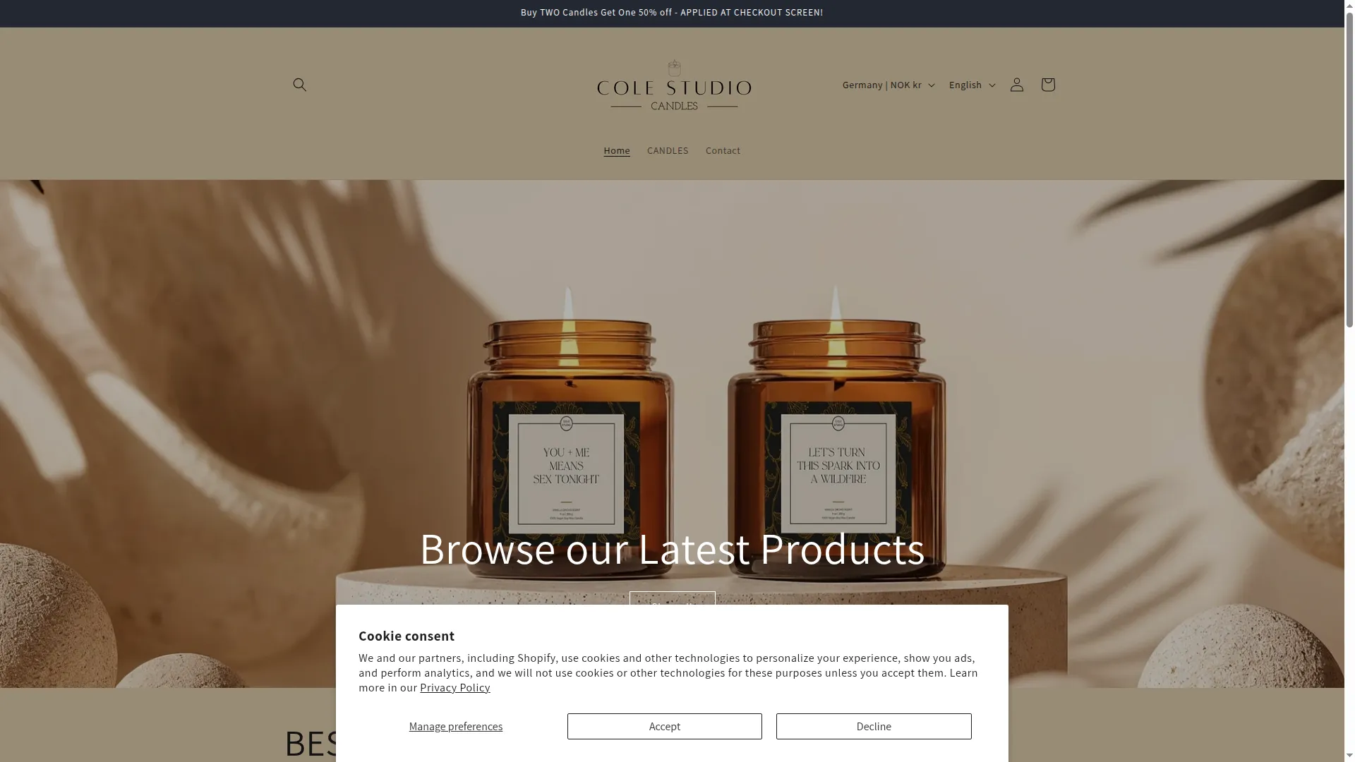 Colestudiocandles.com