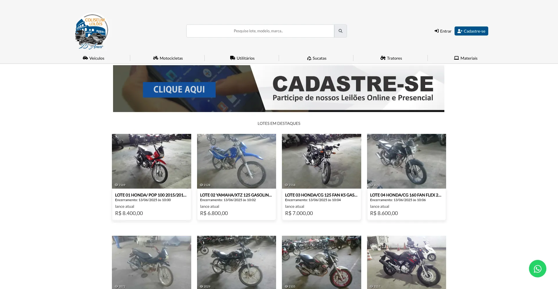 Website screenshot of Coliseumleilaope.org