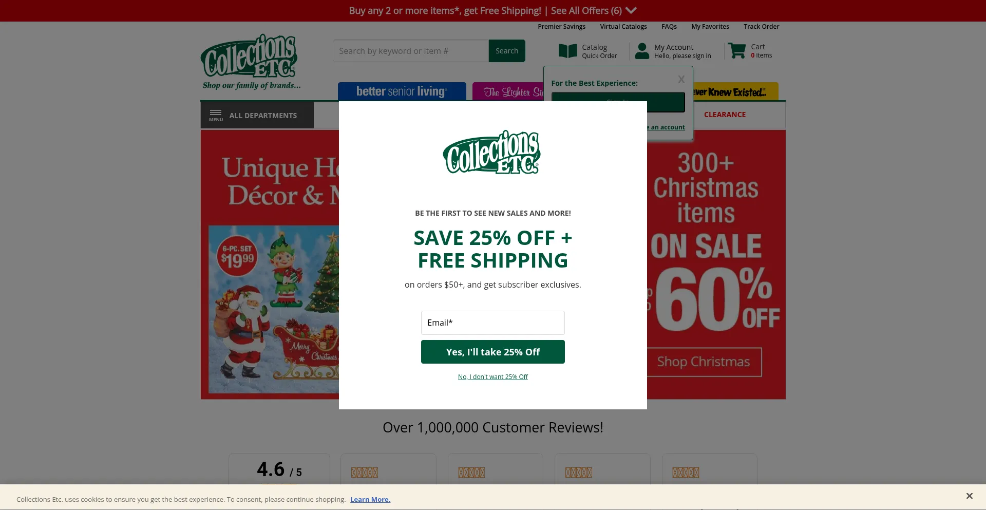 Collectionsetc.com Screenshot