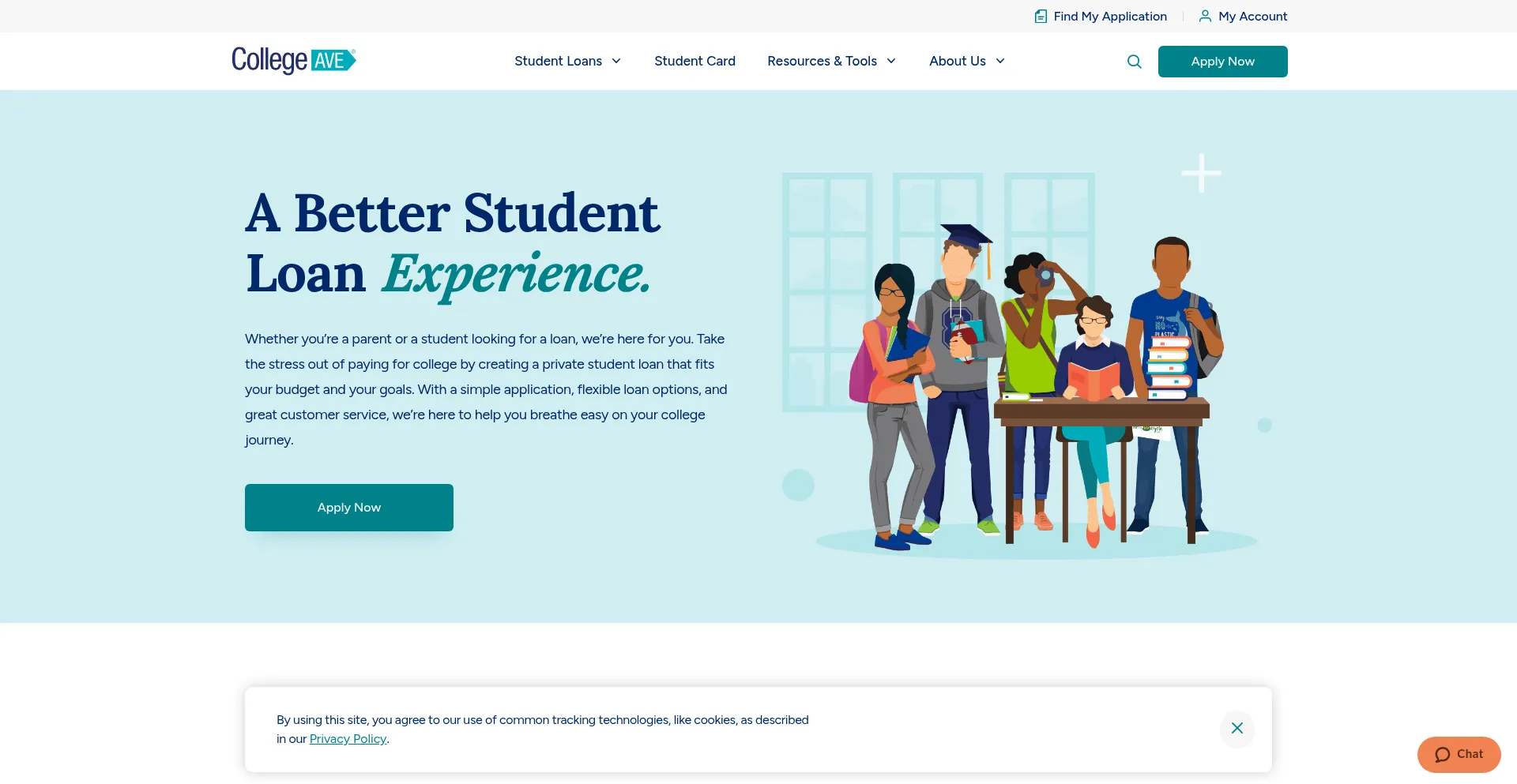 Collegeavestudentloans.com Screenshot