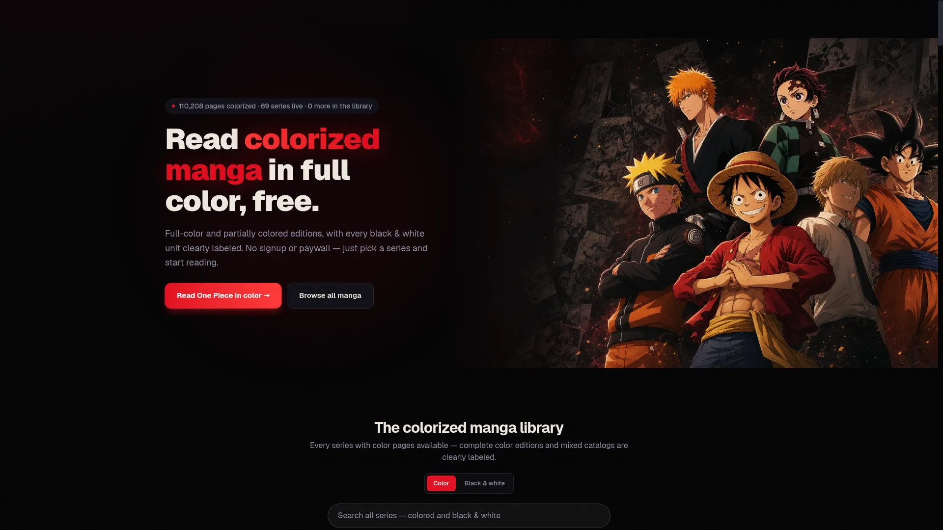 Colorizedmangas.com
