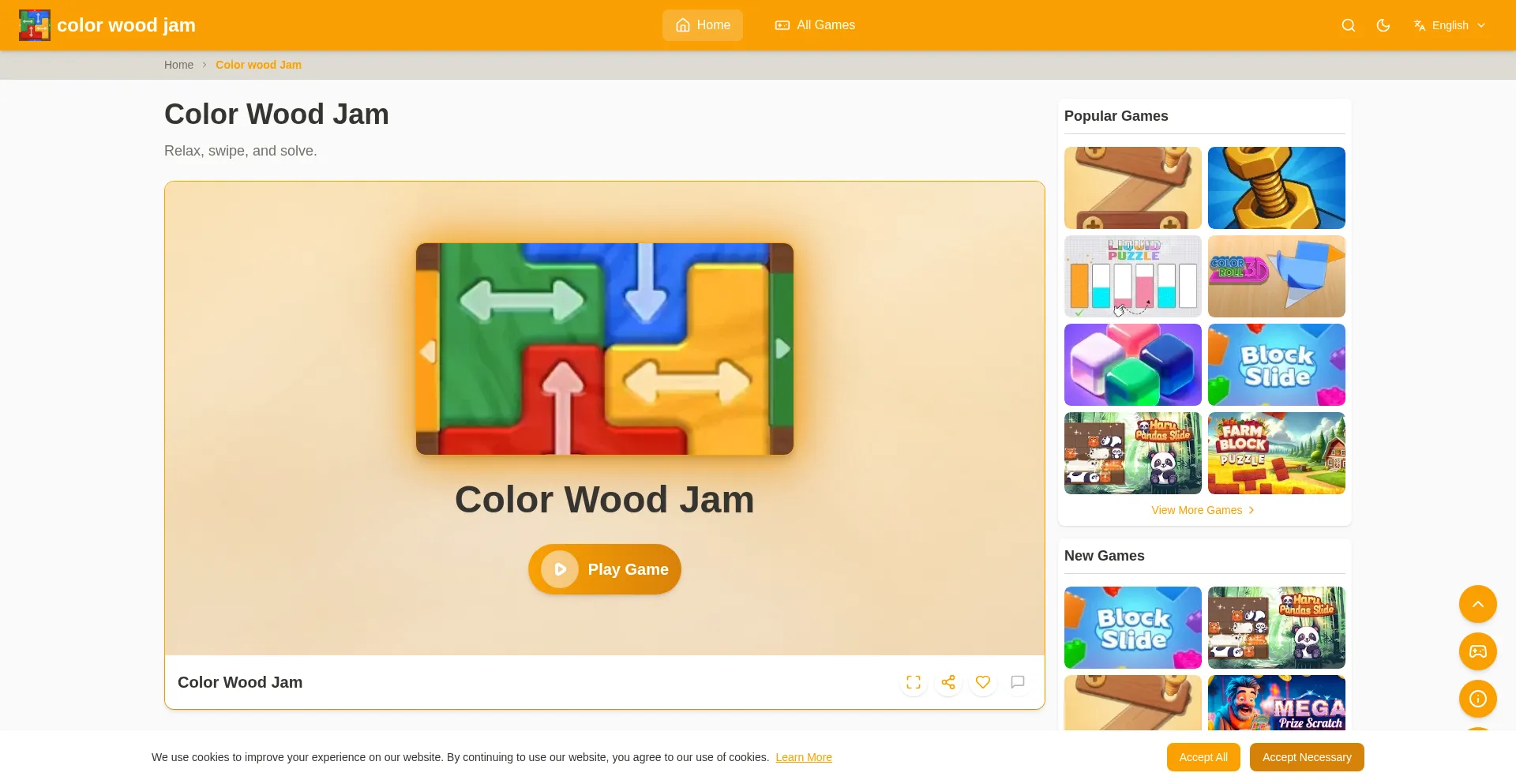 Colorwoodjam.org Screenshot