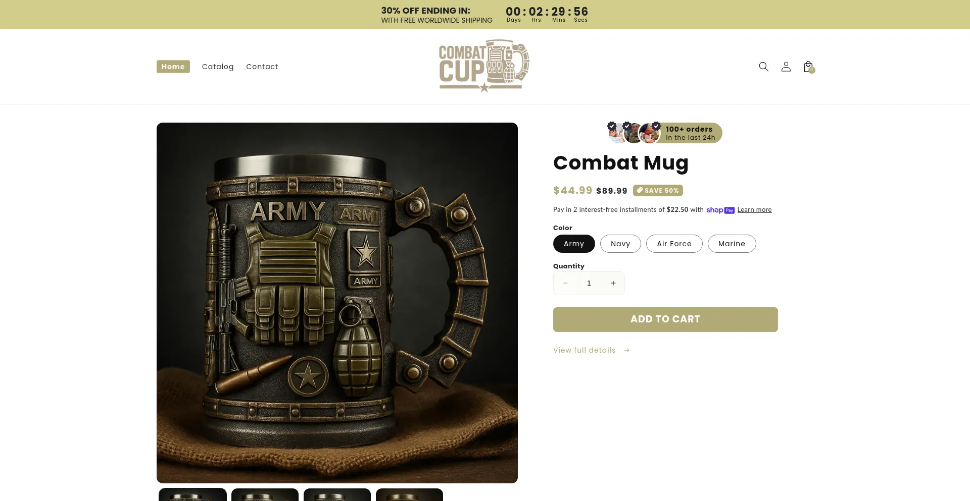 Is Combatcup.store Safe?