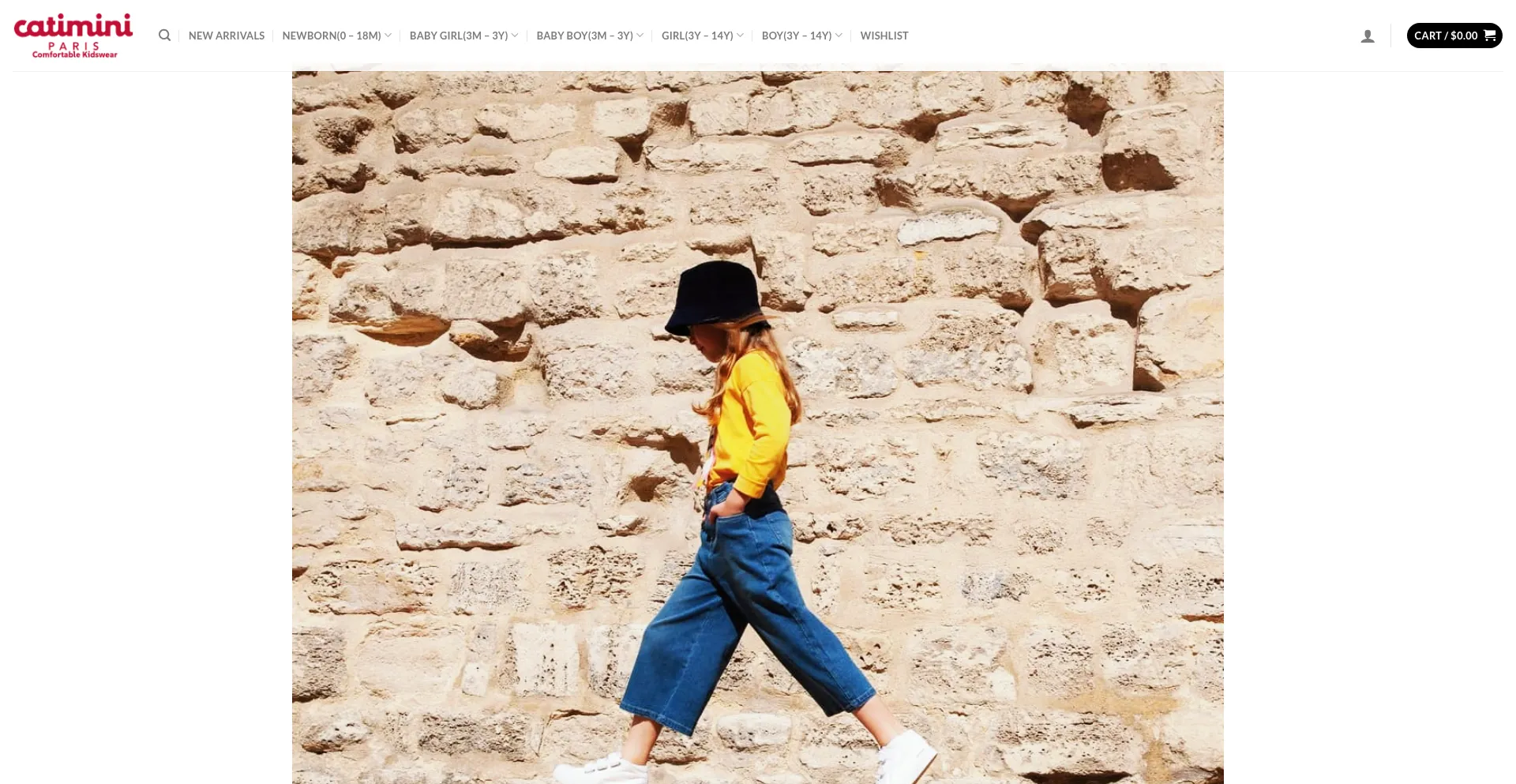 Website screenshot of Comfortablekidswear.com