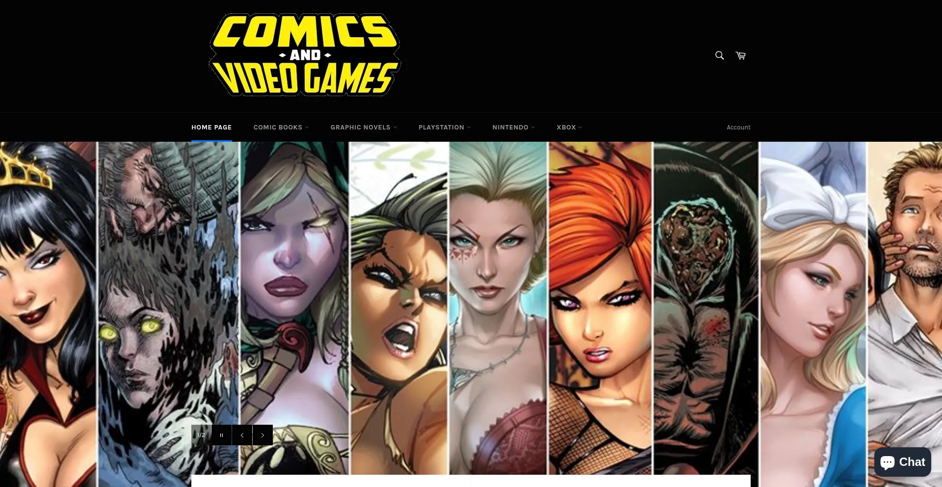 Comicbooksandvideogames.com