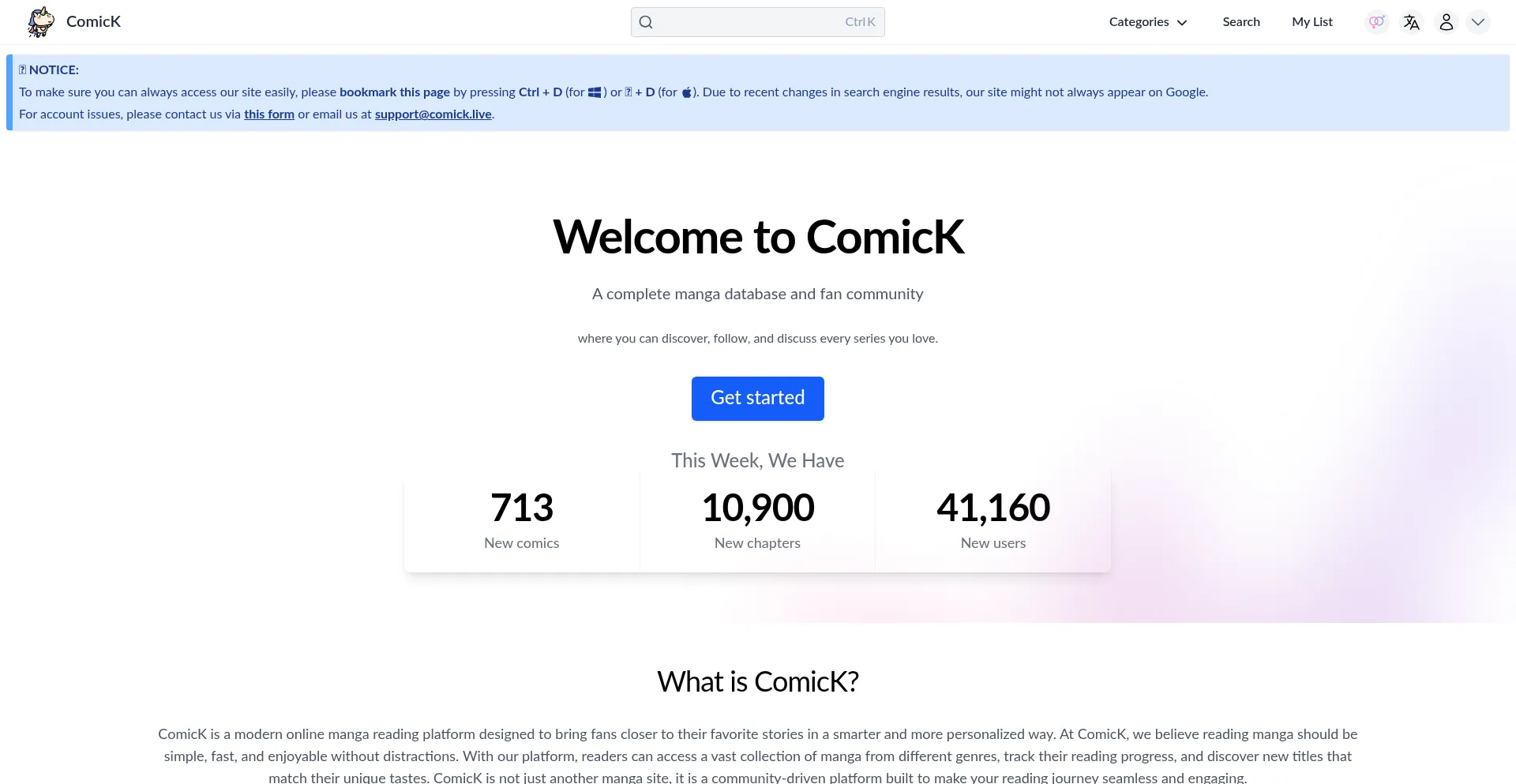 Comick.so Screenshot