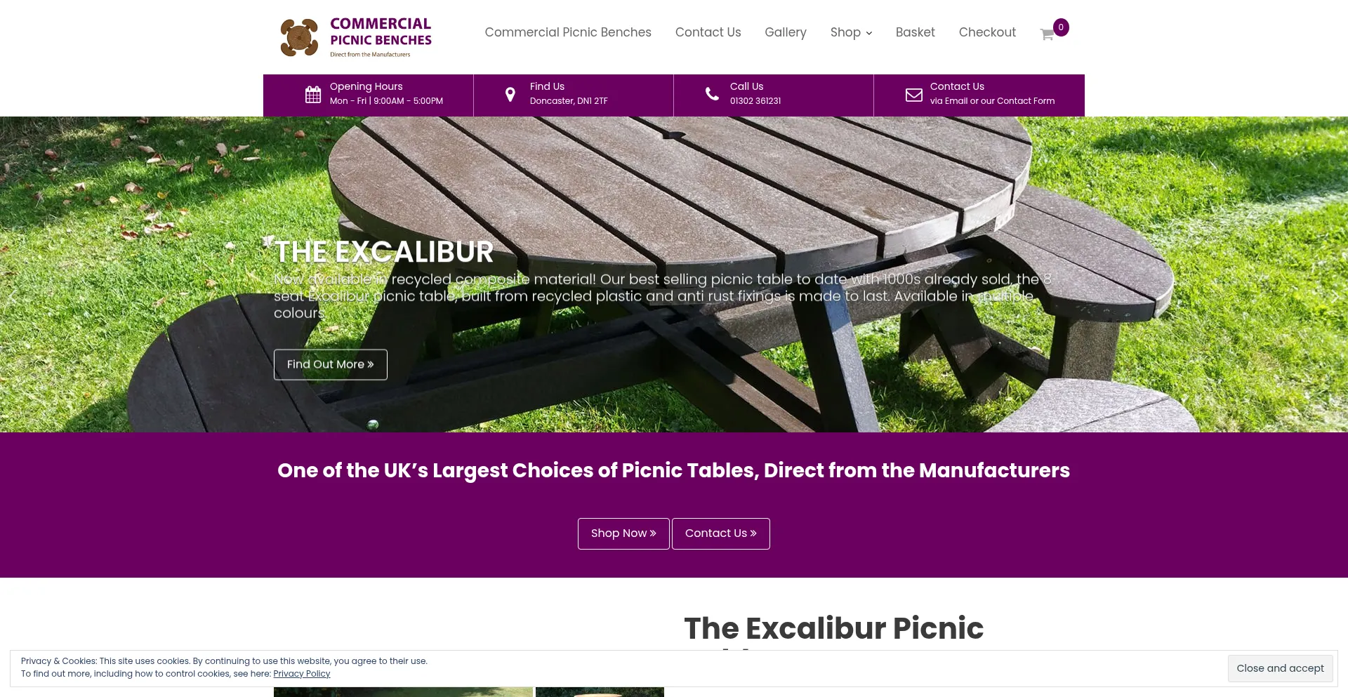 Commercialpicnicbenches.co.uk