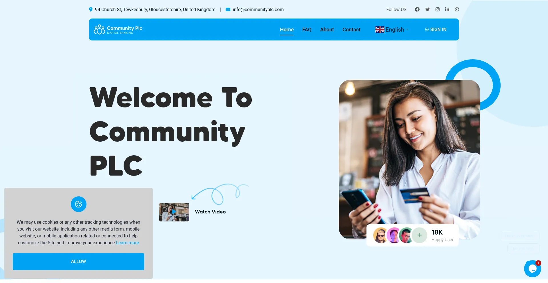 Communityplc.com Screenshot