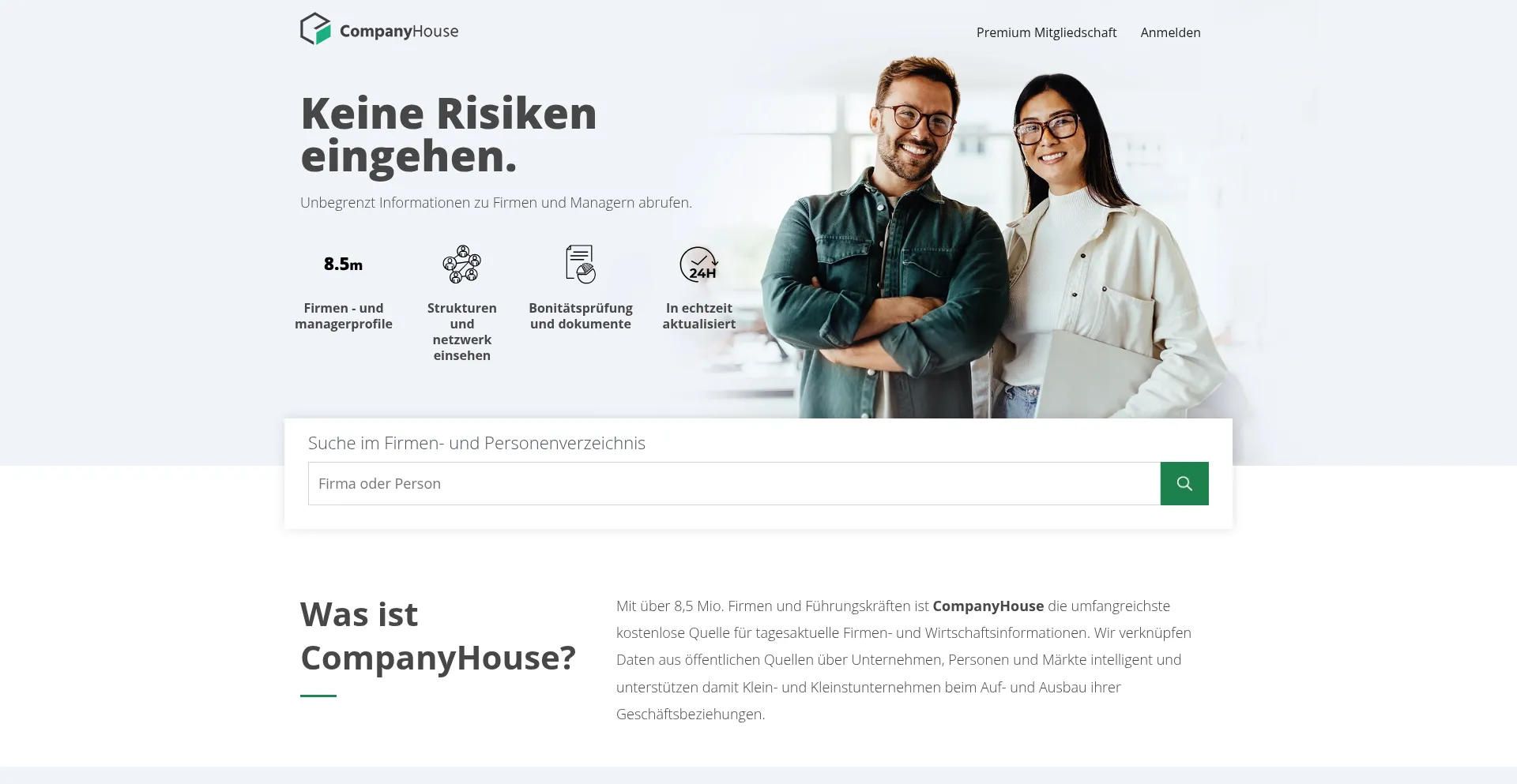 Companyhouse.de Screenshot