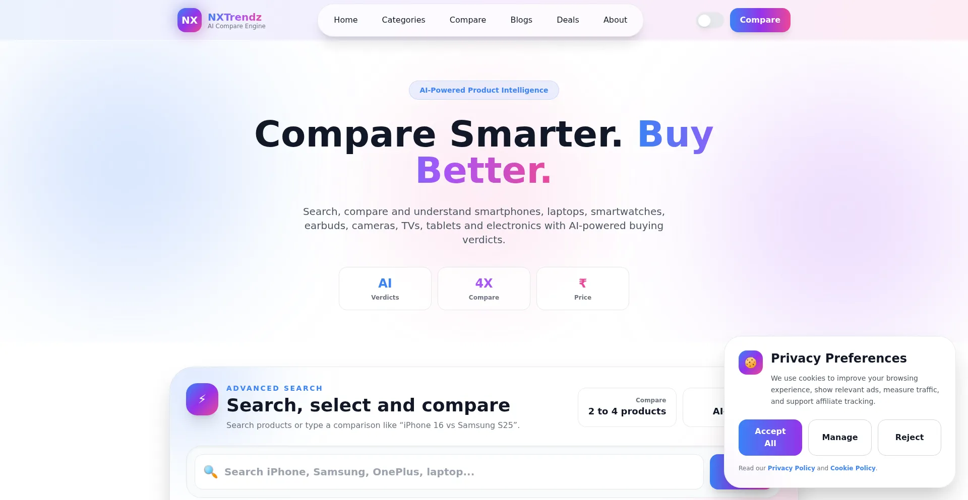 Compare.nxtrendz.world