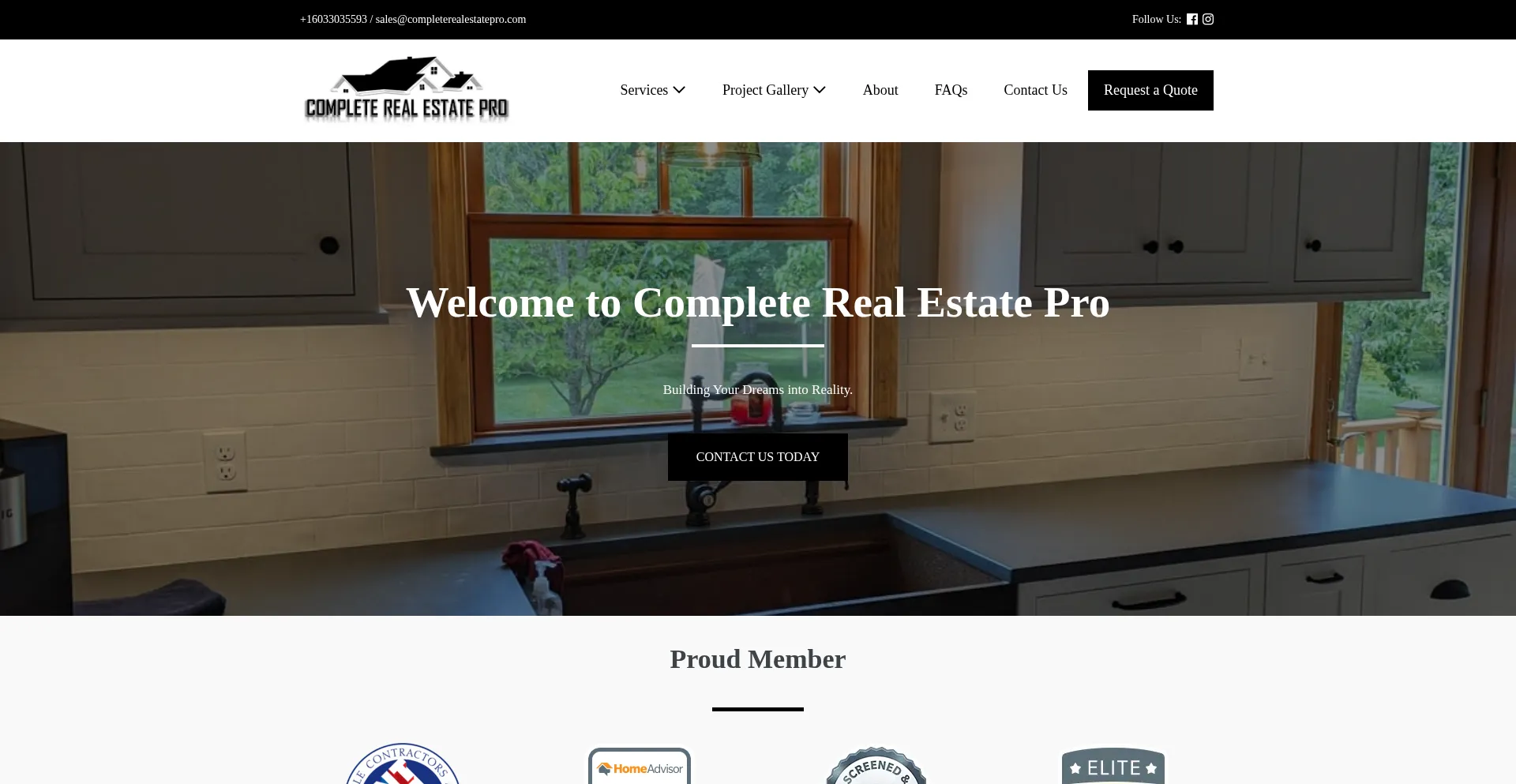 Completerealestatepro.com Screenshot