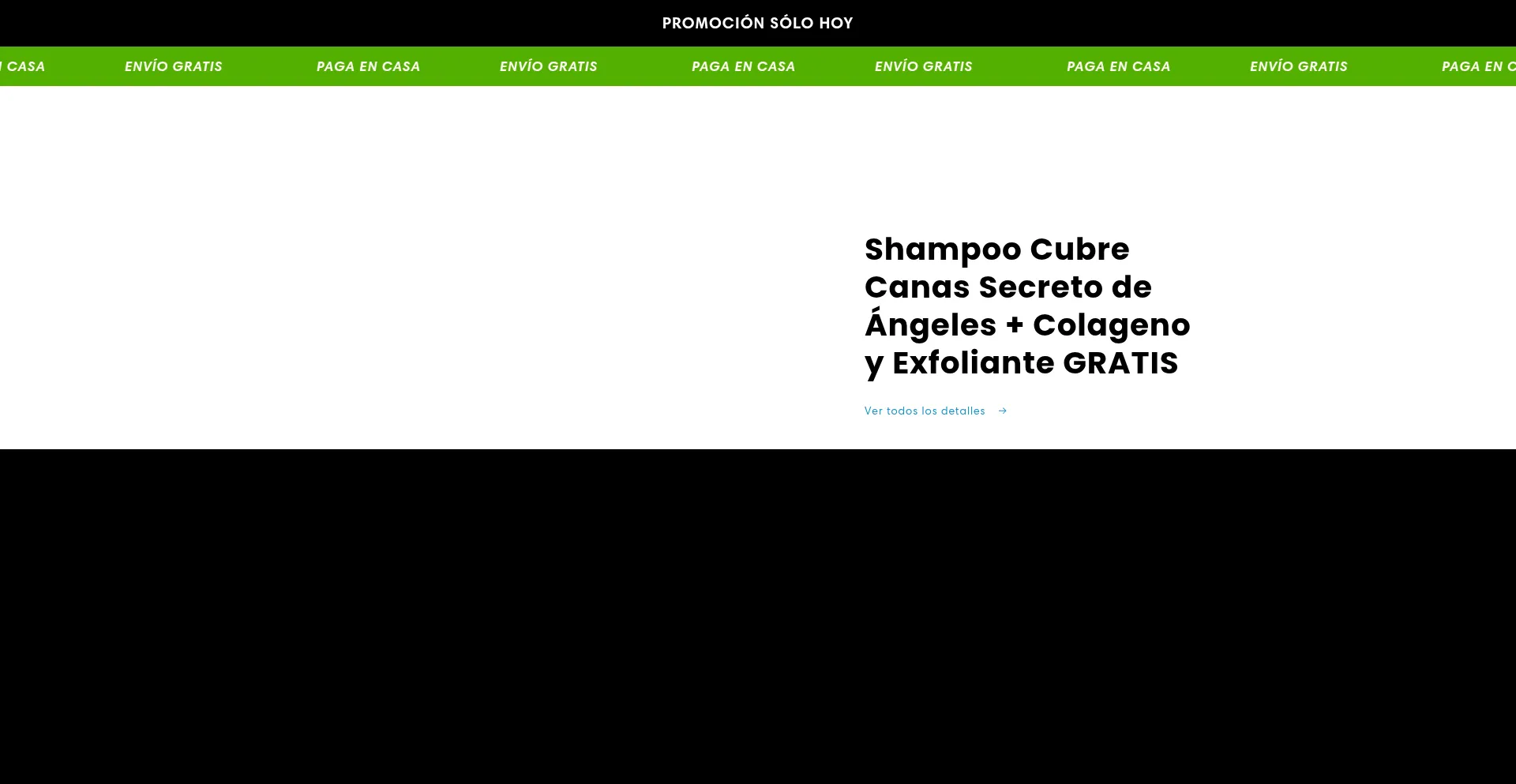 Website screenshot of Comprerapido.co