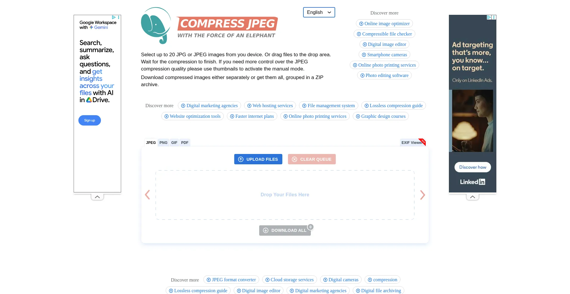 Compressjpg.com Screenshot