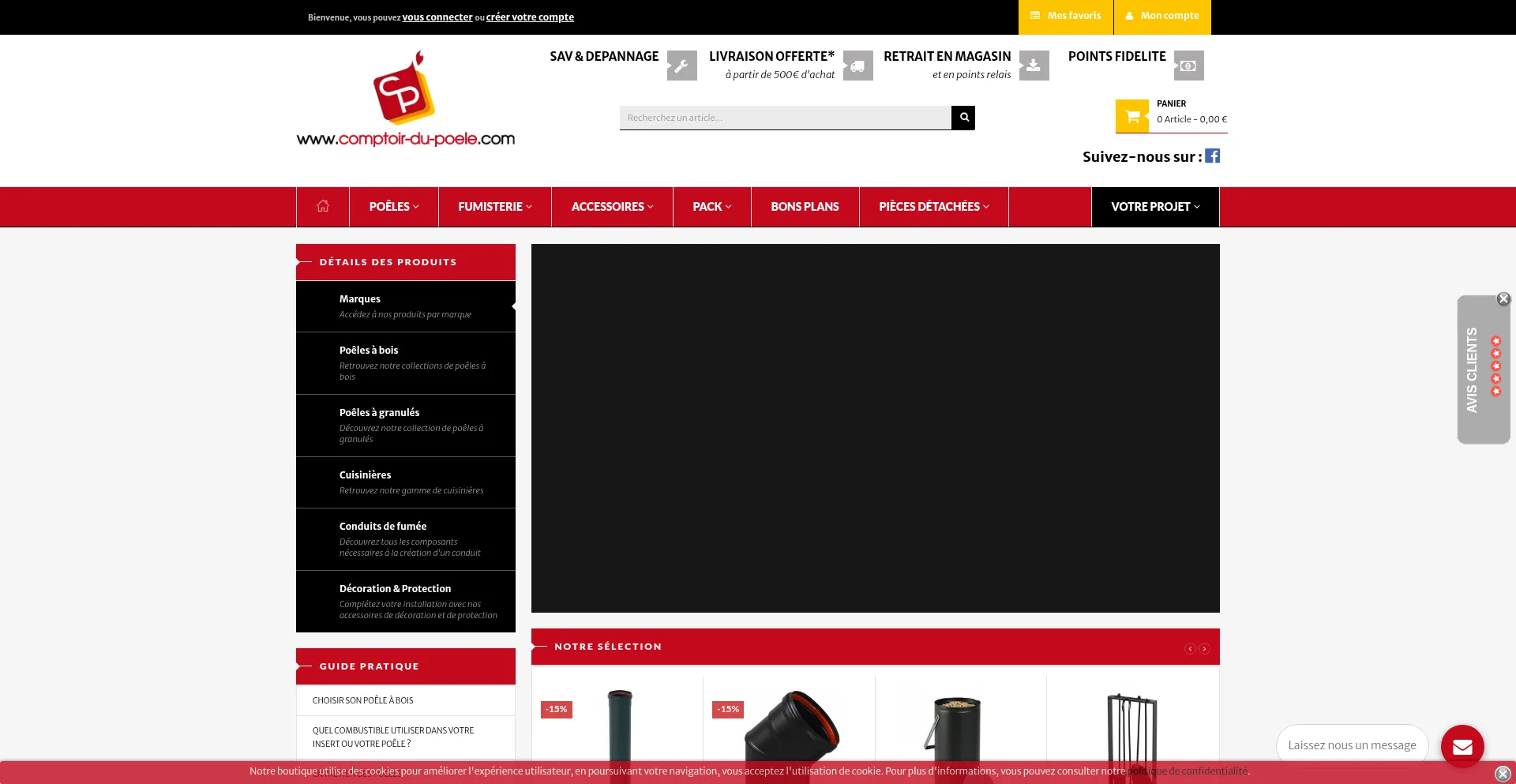 Comptoir-du-poele.com Screenshot