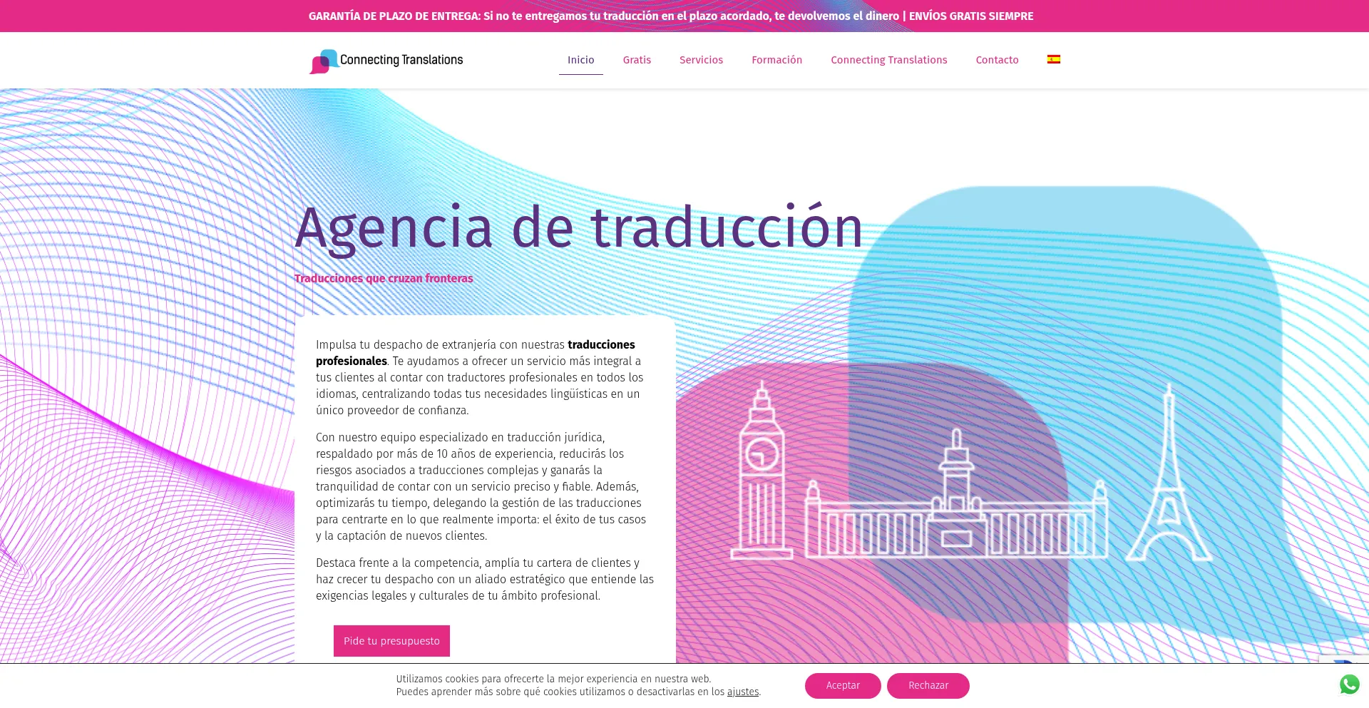 Connectingtranslations.es Screenshot