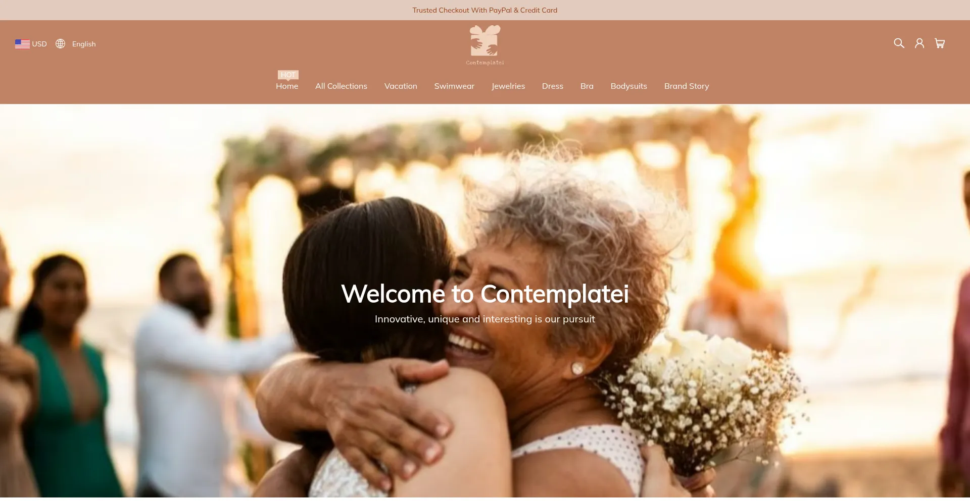 Website screenshot of Contemplatei.com