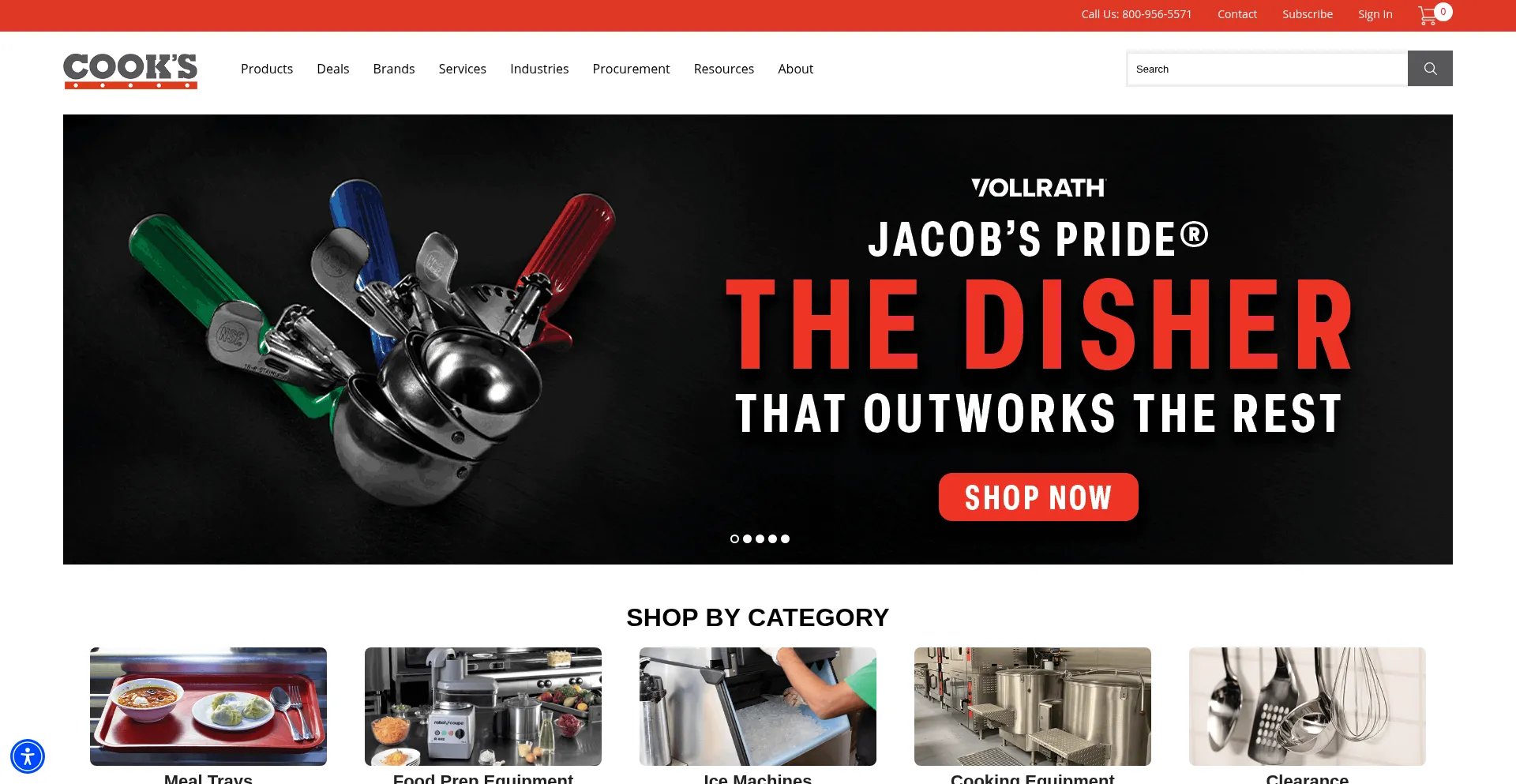 Cooksdirect.com Screenshot