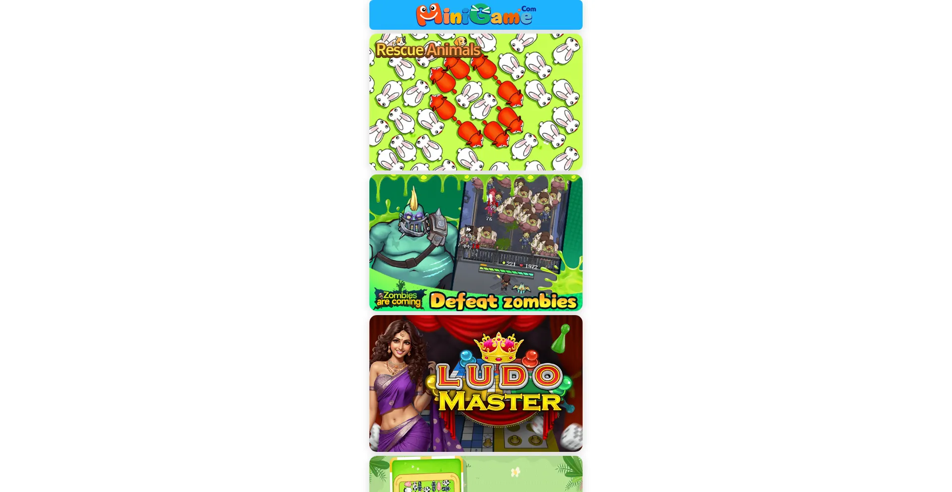Website screenshot of Coolgame57.com