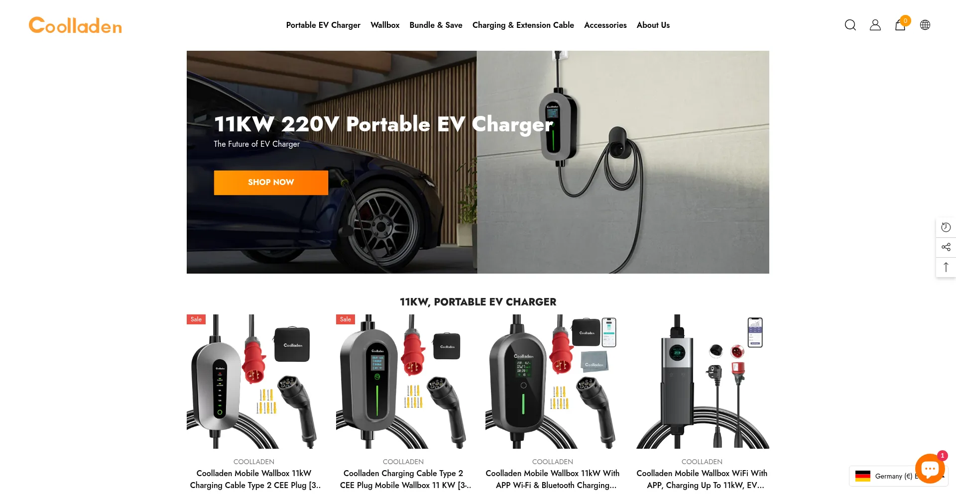 Coolladen.com Screenshot