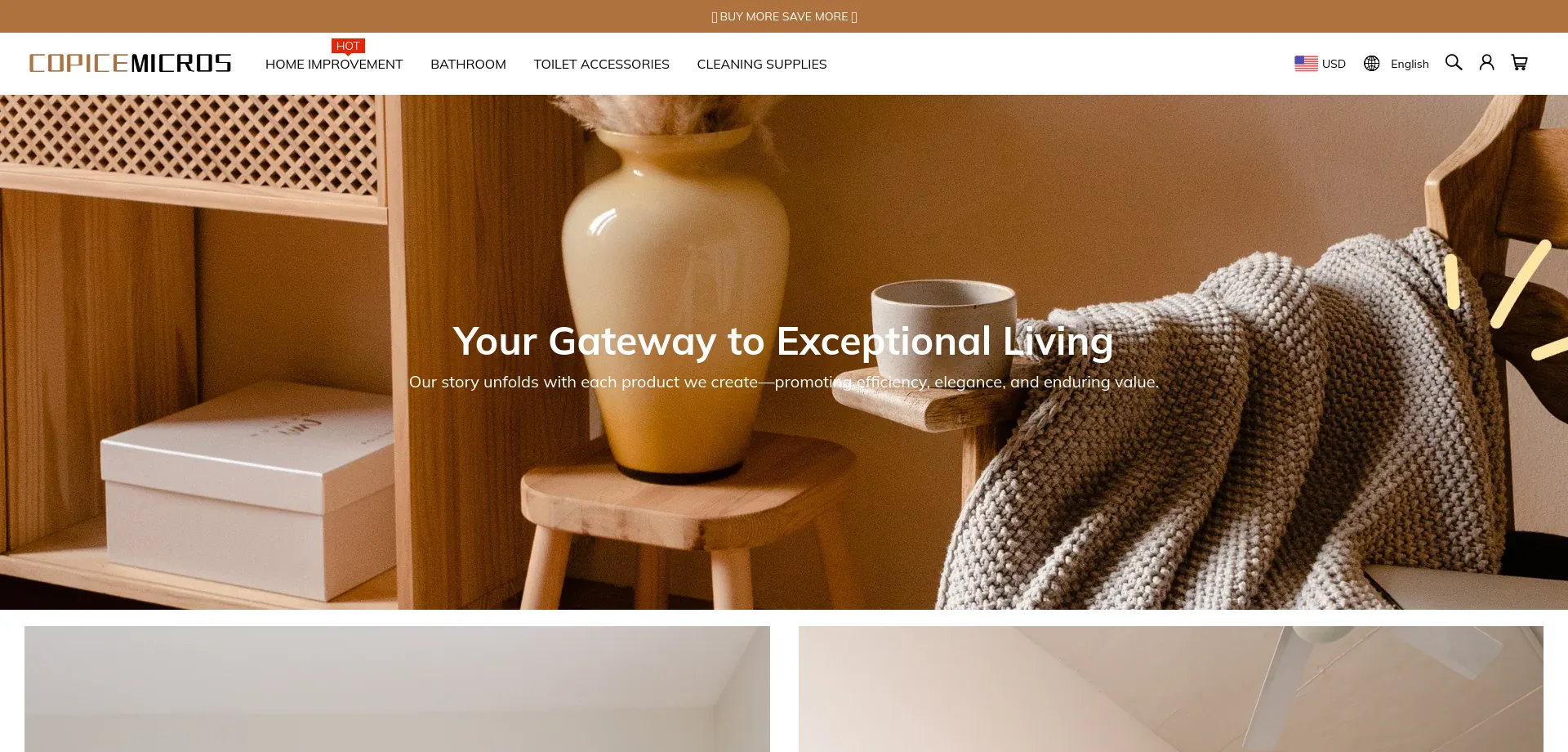 Website screenshot of Copicemicros.com