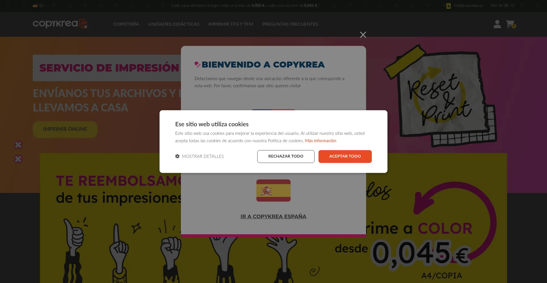 Copykrea.es Screenshot