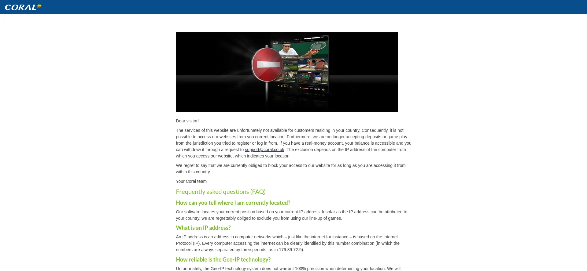 Coral.co.uk Screenshot