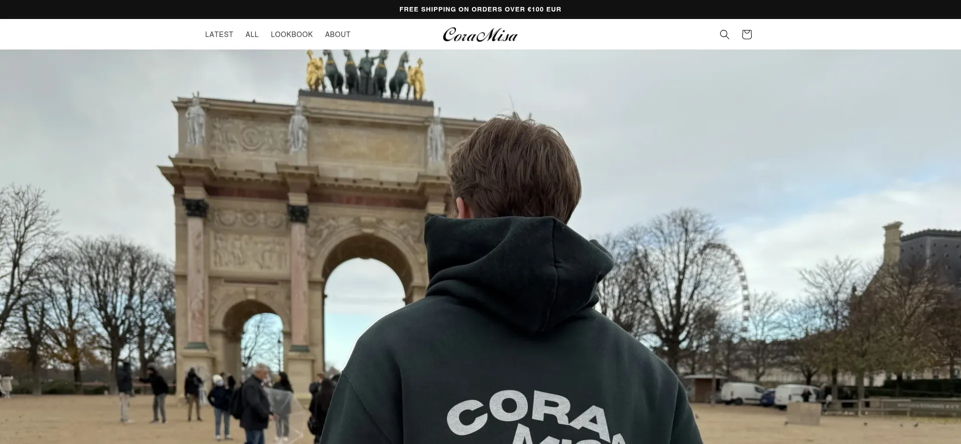 Website screenshot of Coramisa.com