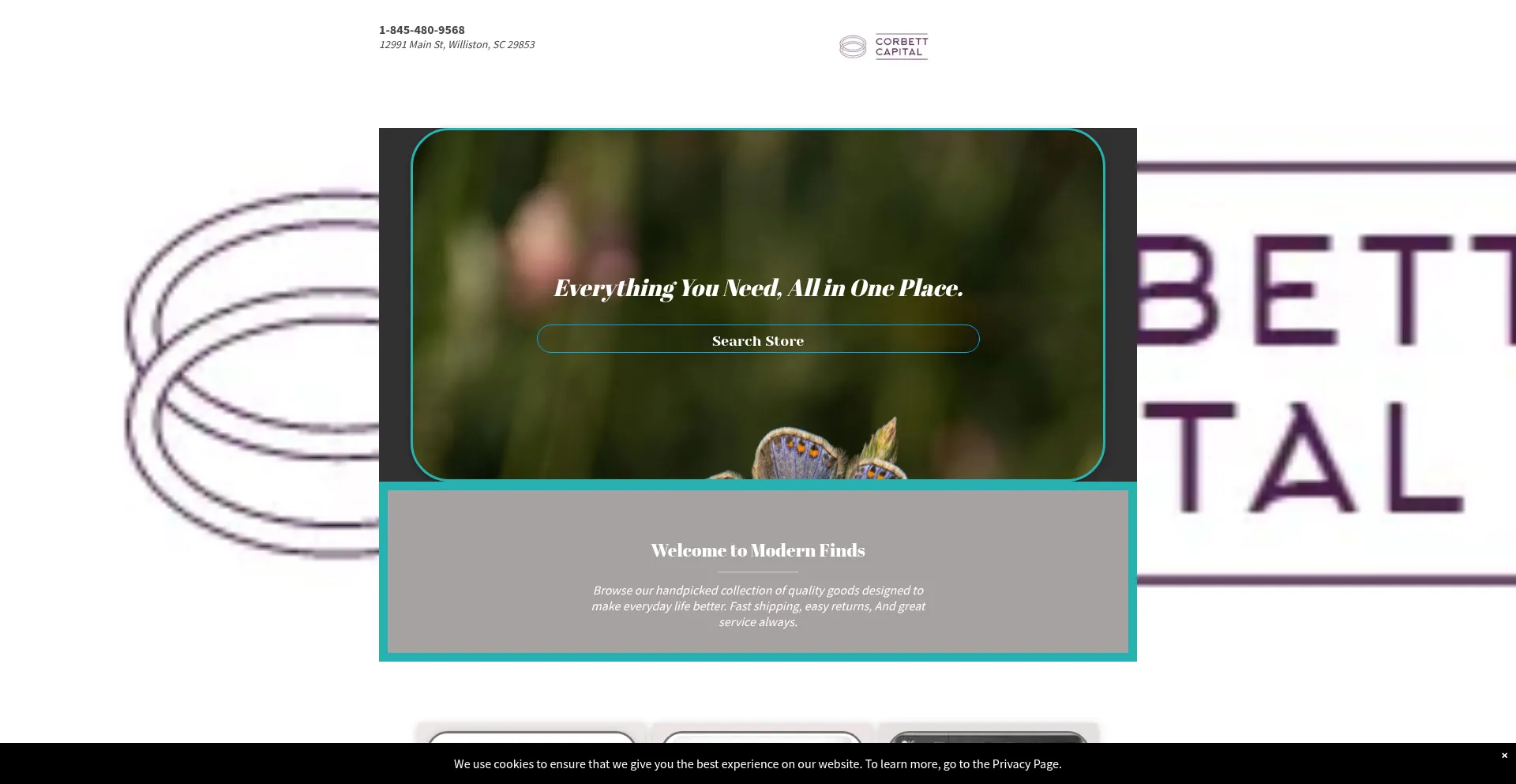 Corbettcap.com Screenshot