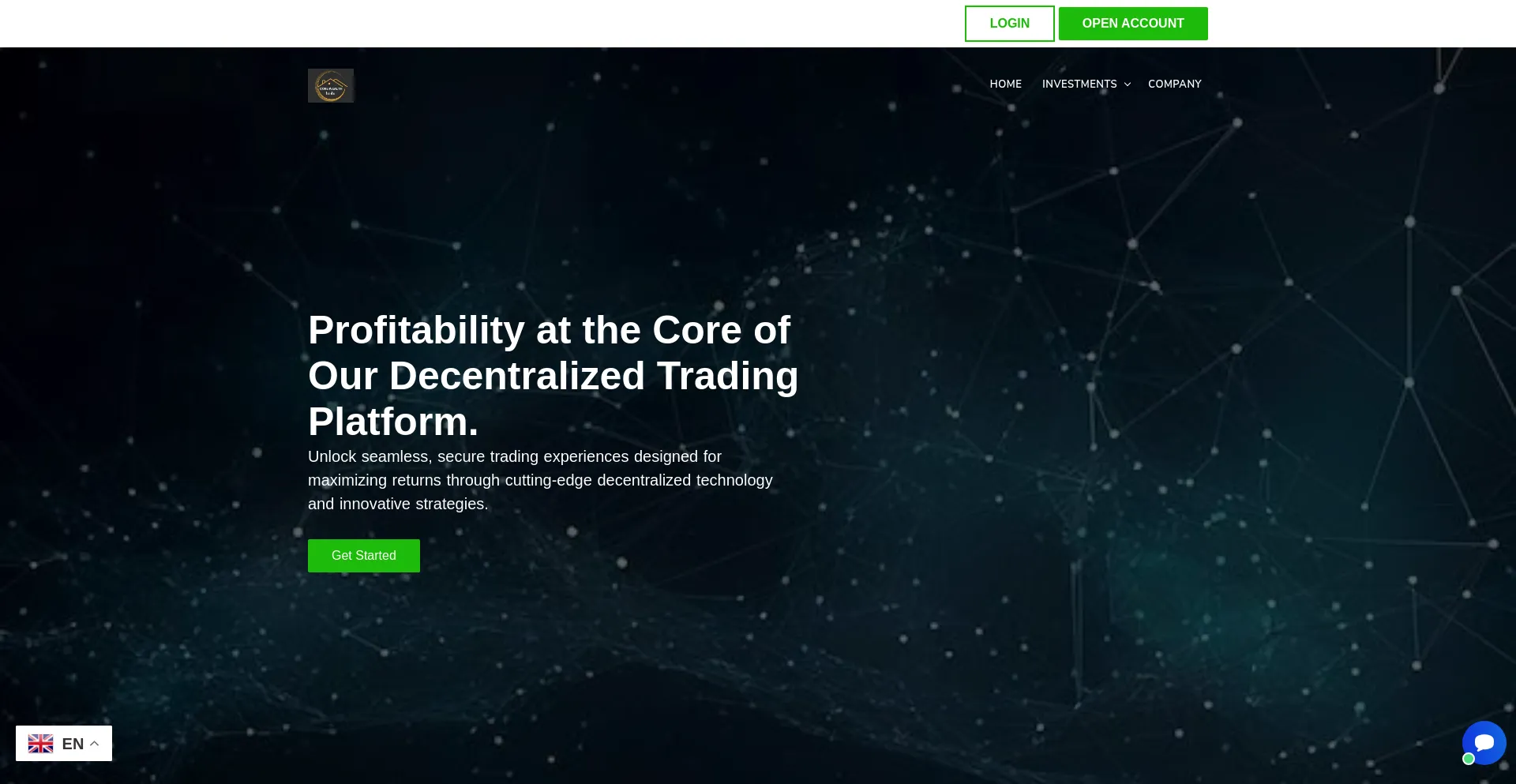 Website screenshot of Corewealthtrade.com
