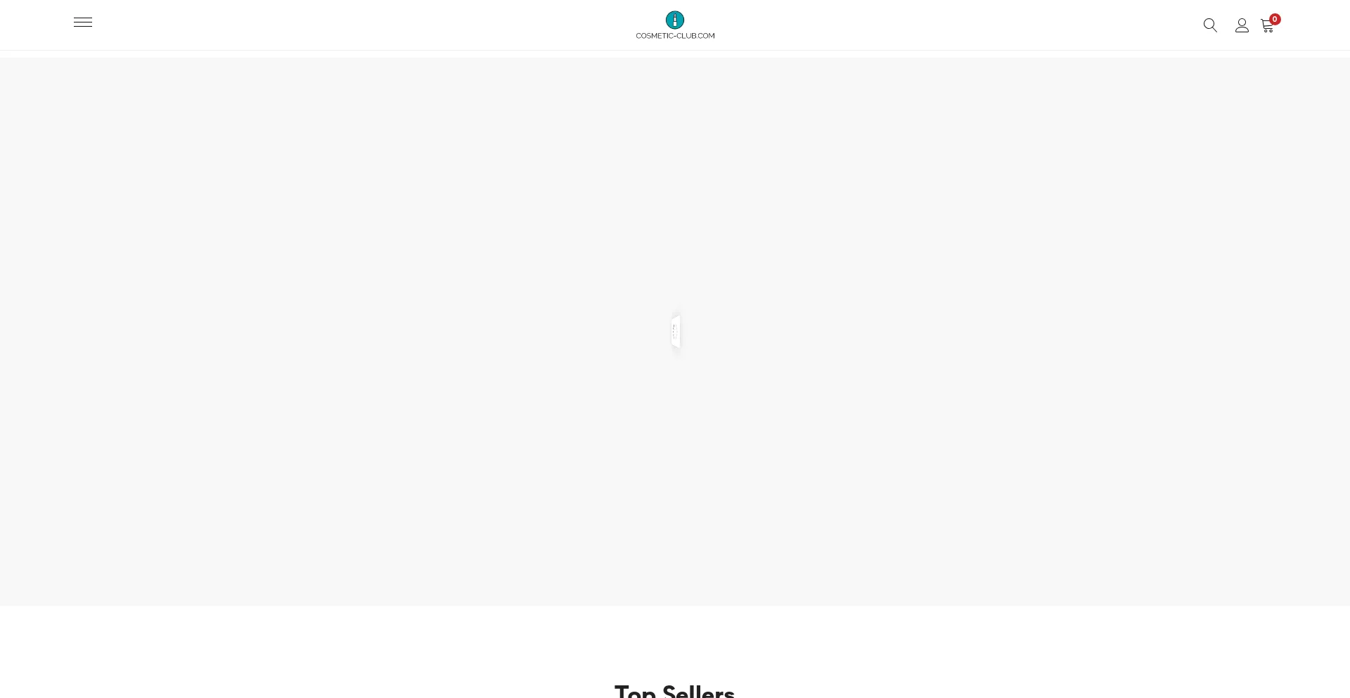 Website screenshot of Cosmetic-club.com