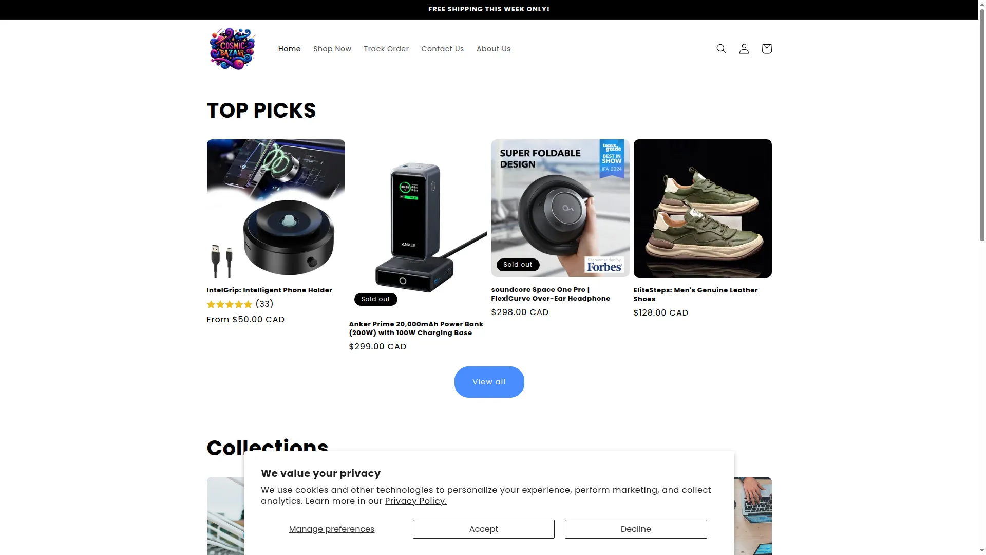 Cosmicbazaar.store