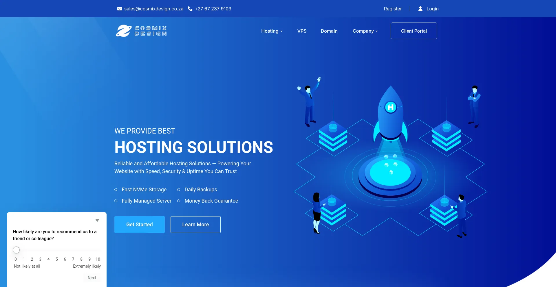 Cosmixdesign.co.za Screenshot