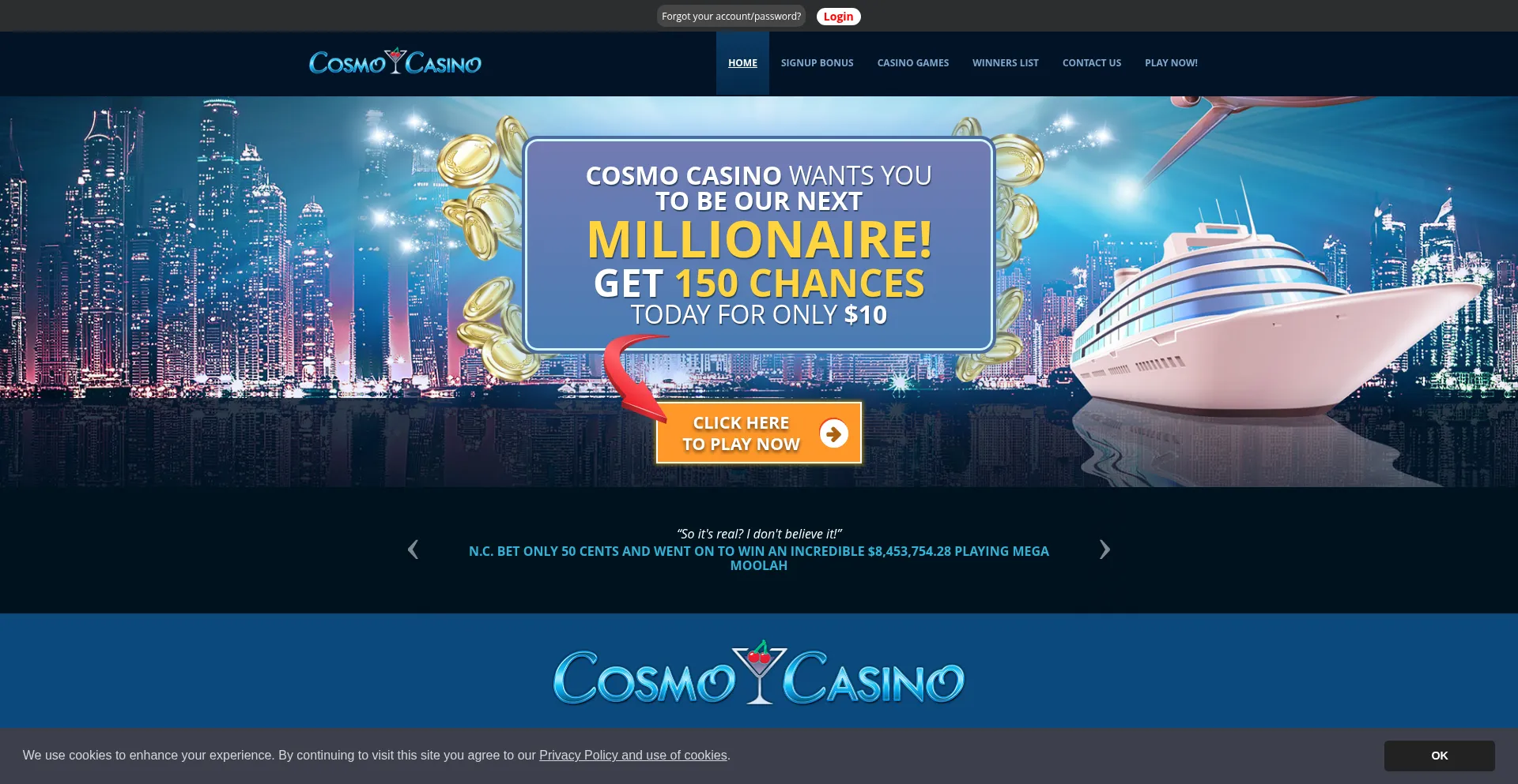 Is Cosmocasino.com Safe?