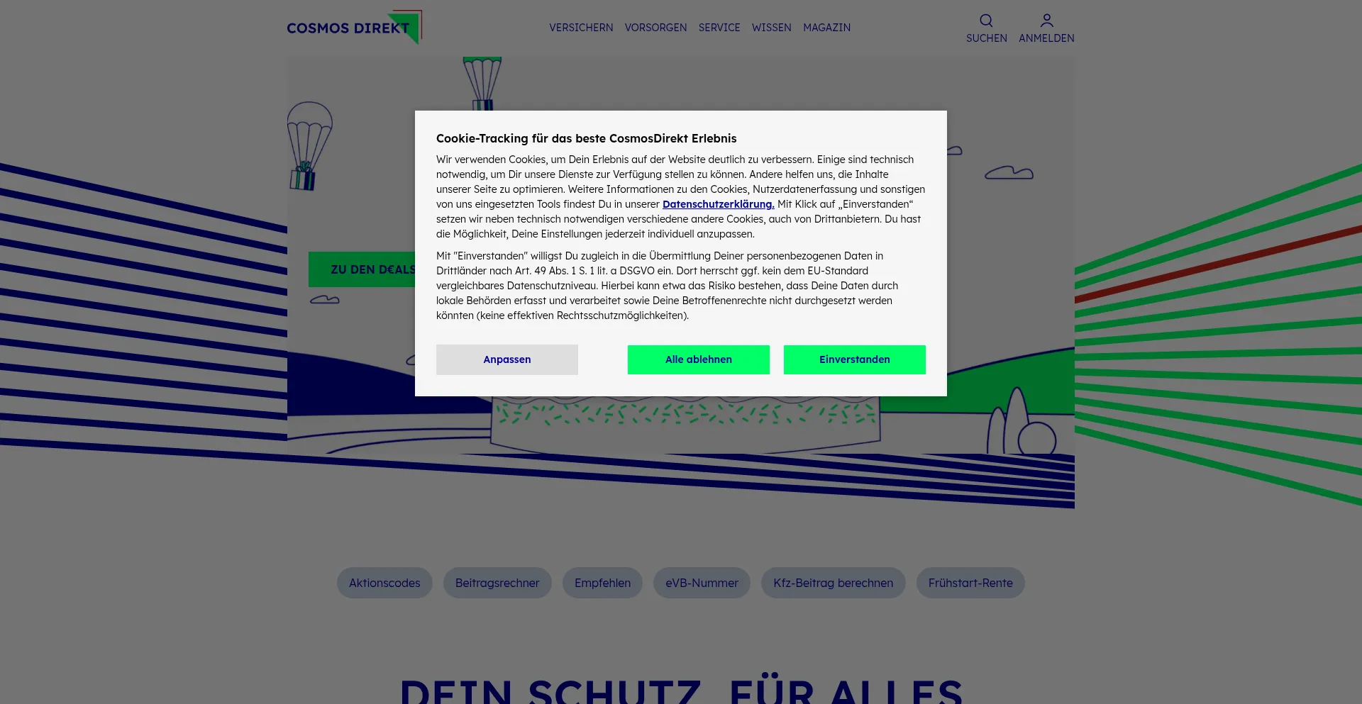 Is Cosmosdirekt.de Safe?