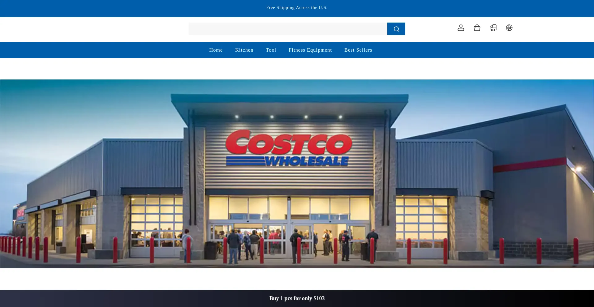 Website screenshot of Cossdeep.shop