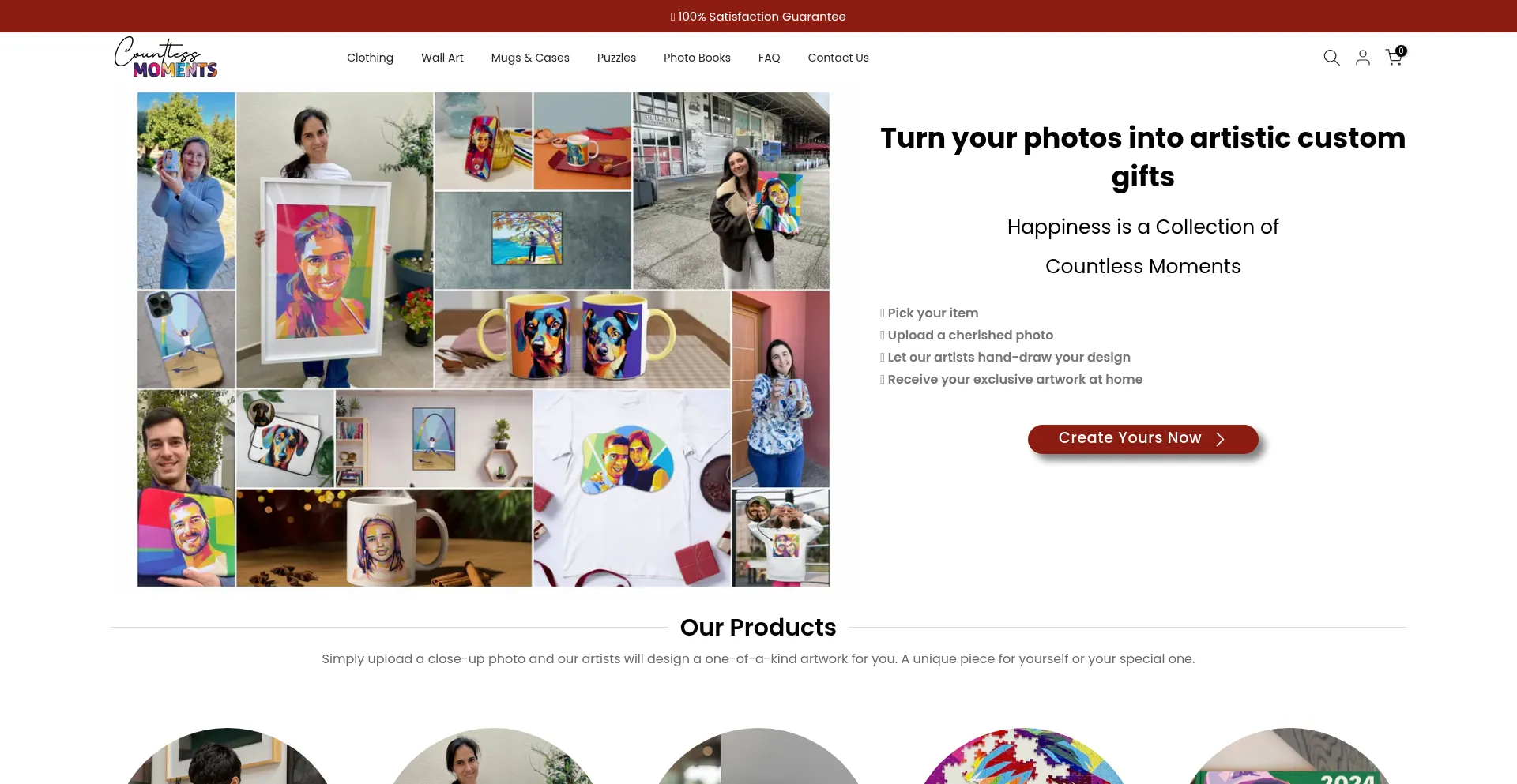 Countlessmoments.com Screenshot