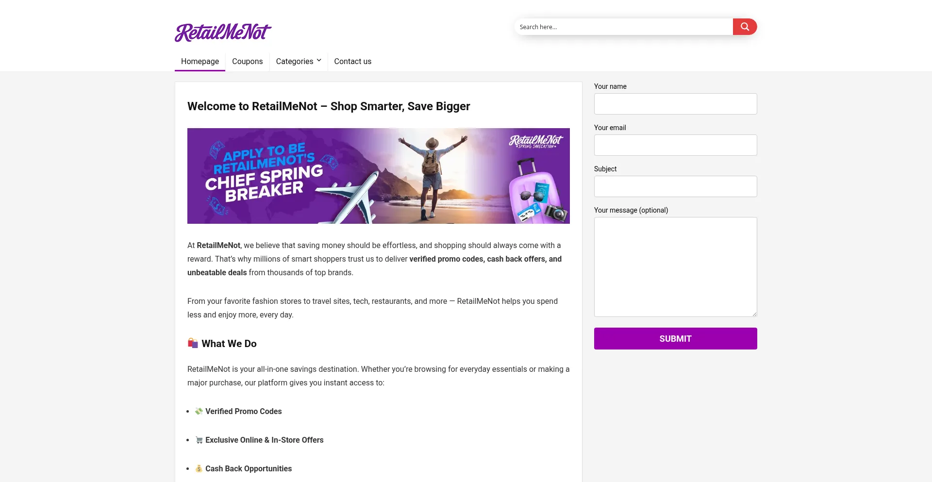 Coupons-retailmenot.com