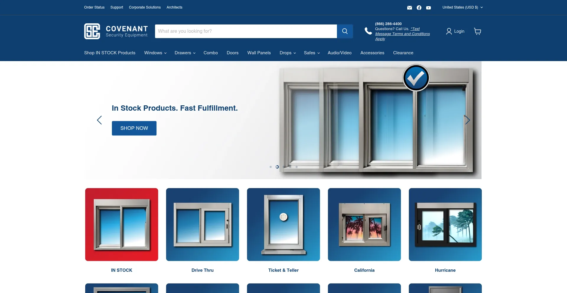 Covenantsecurityequipment.com Screenshot