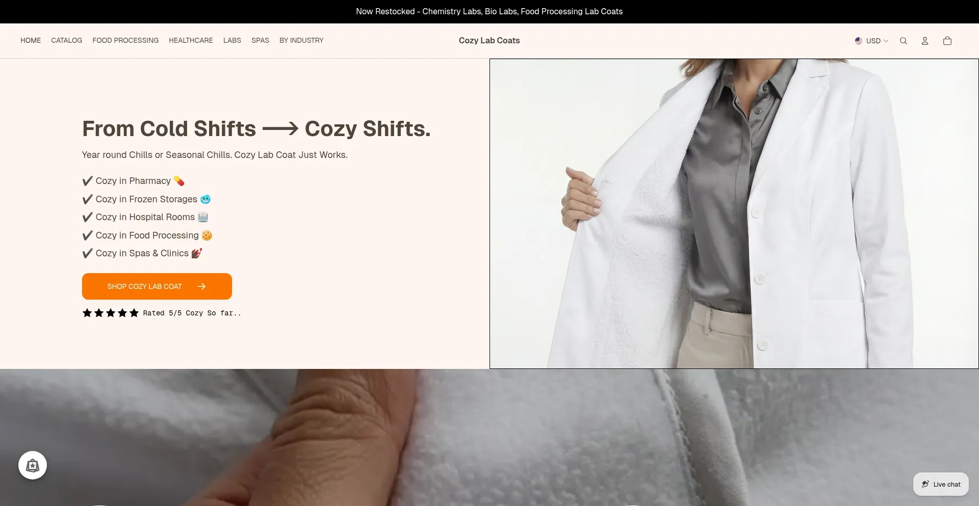 Cozylabcoat.com