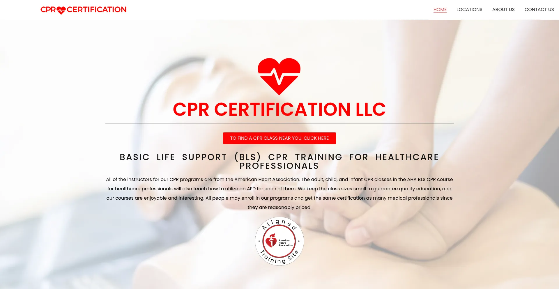 Cprcertificationllc.com Screenshot