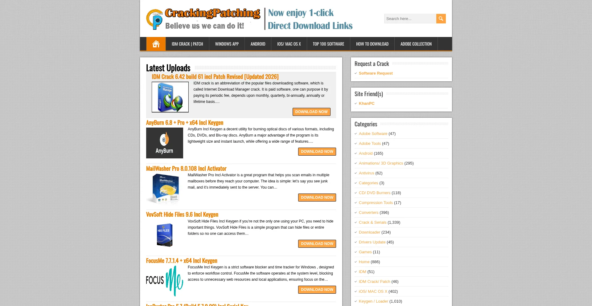 Crackingpatching.com Scam Check: Malware (1/100 Trust Score)