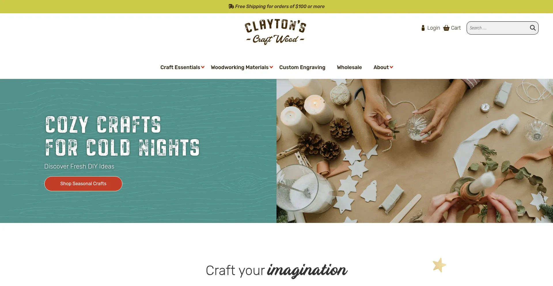 Website screenshot of Craft-wood.com