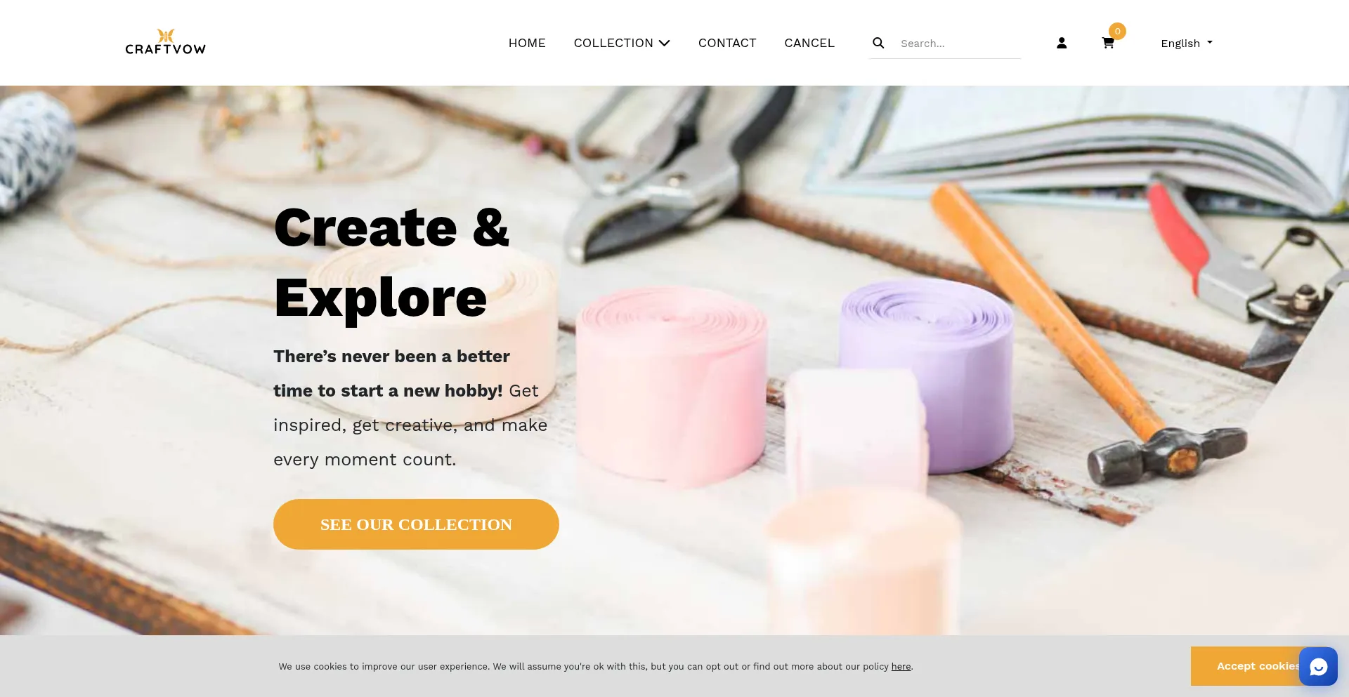 Craftvow.com Screenshot