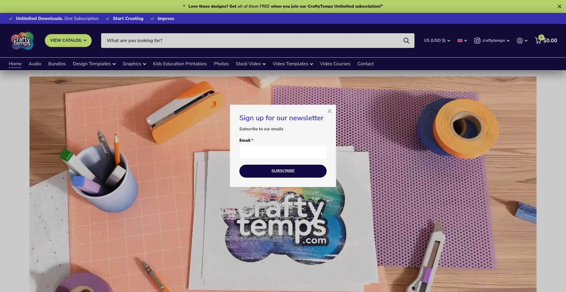 Craftytemps.com Screenshot