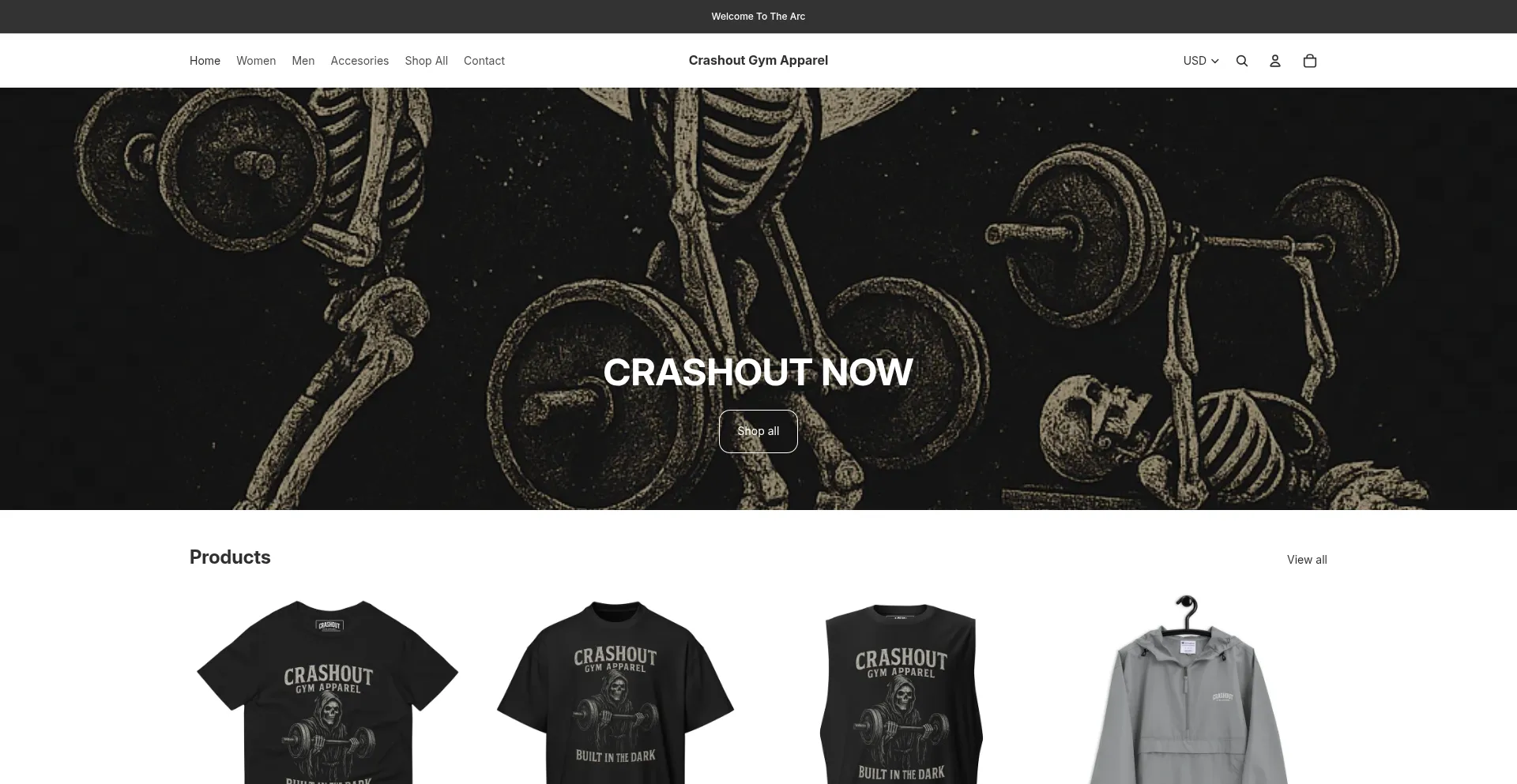 Crashoutgymapparel.com