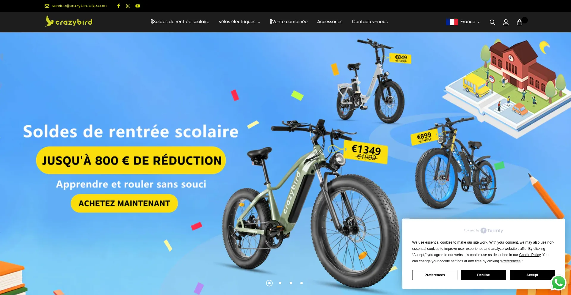 Is Crazybirdbike.fr Safe?